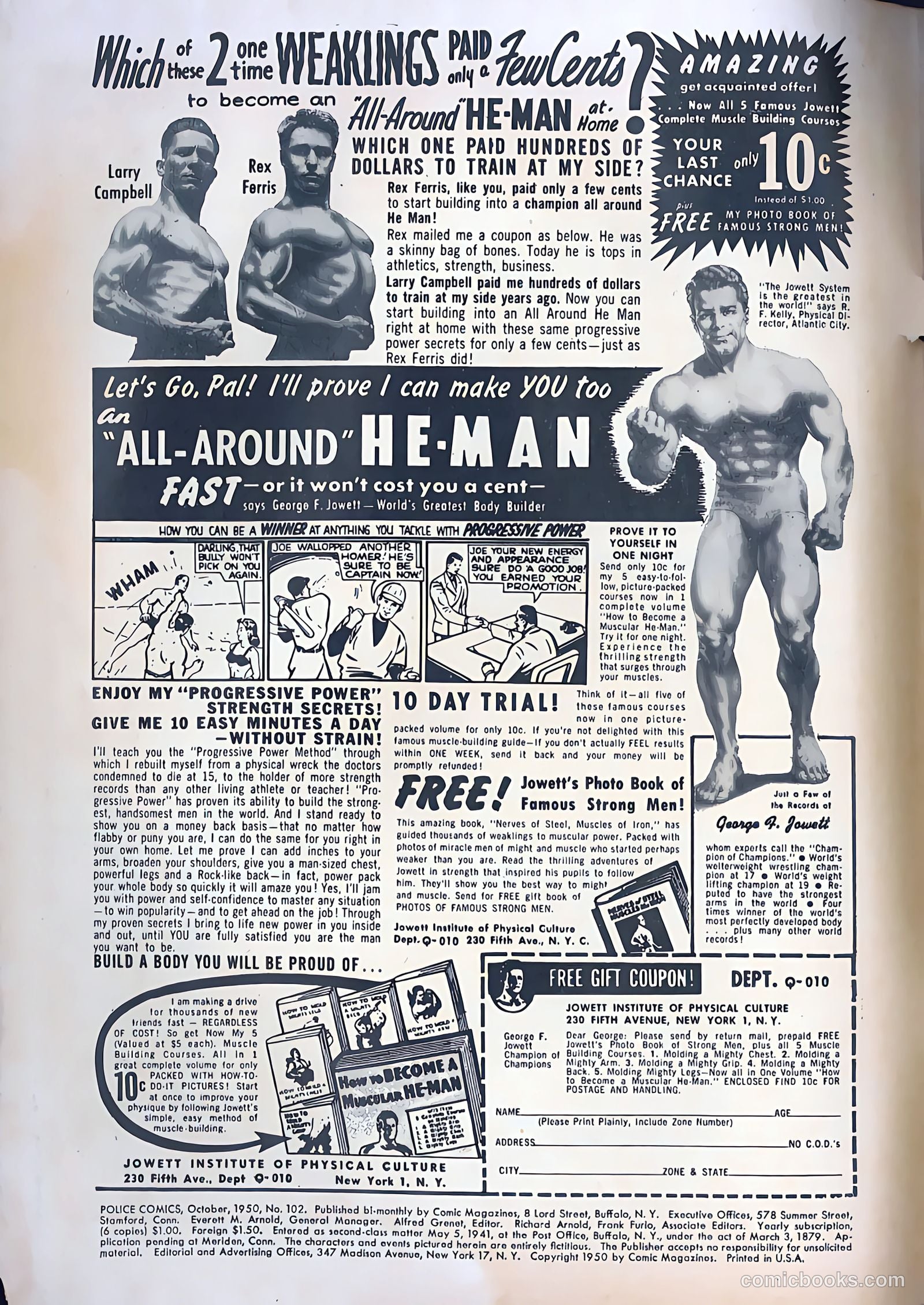 Police Comics #102 (1950) — page 2 of 46