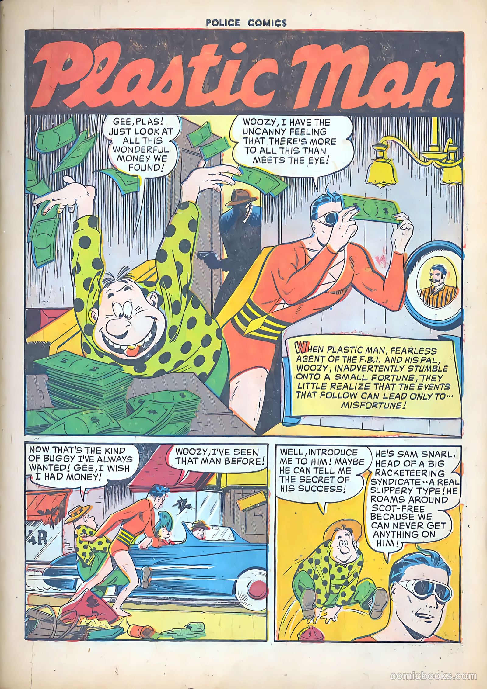 Police Comics #102 (1950) — page 3 of 46