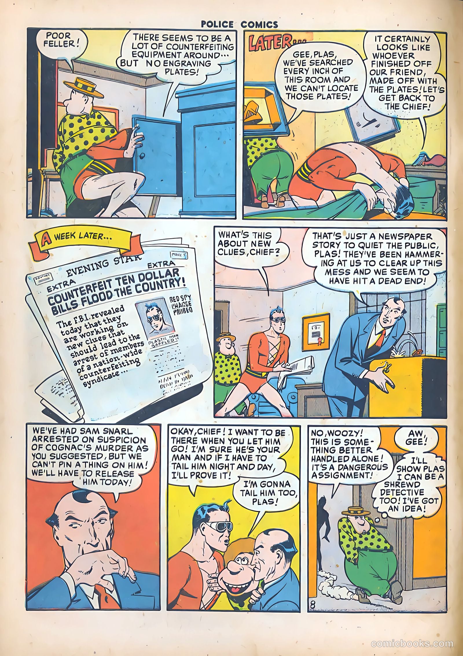 Police Comics #102 (1950) — page 10 of 46