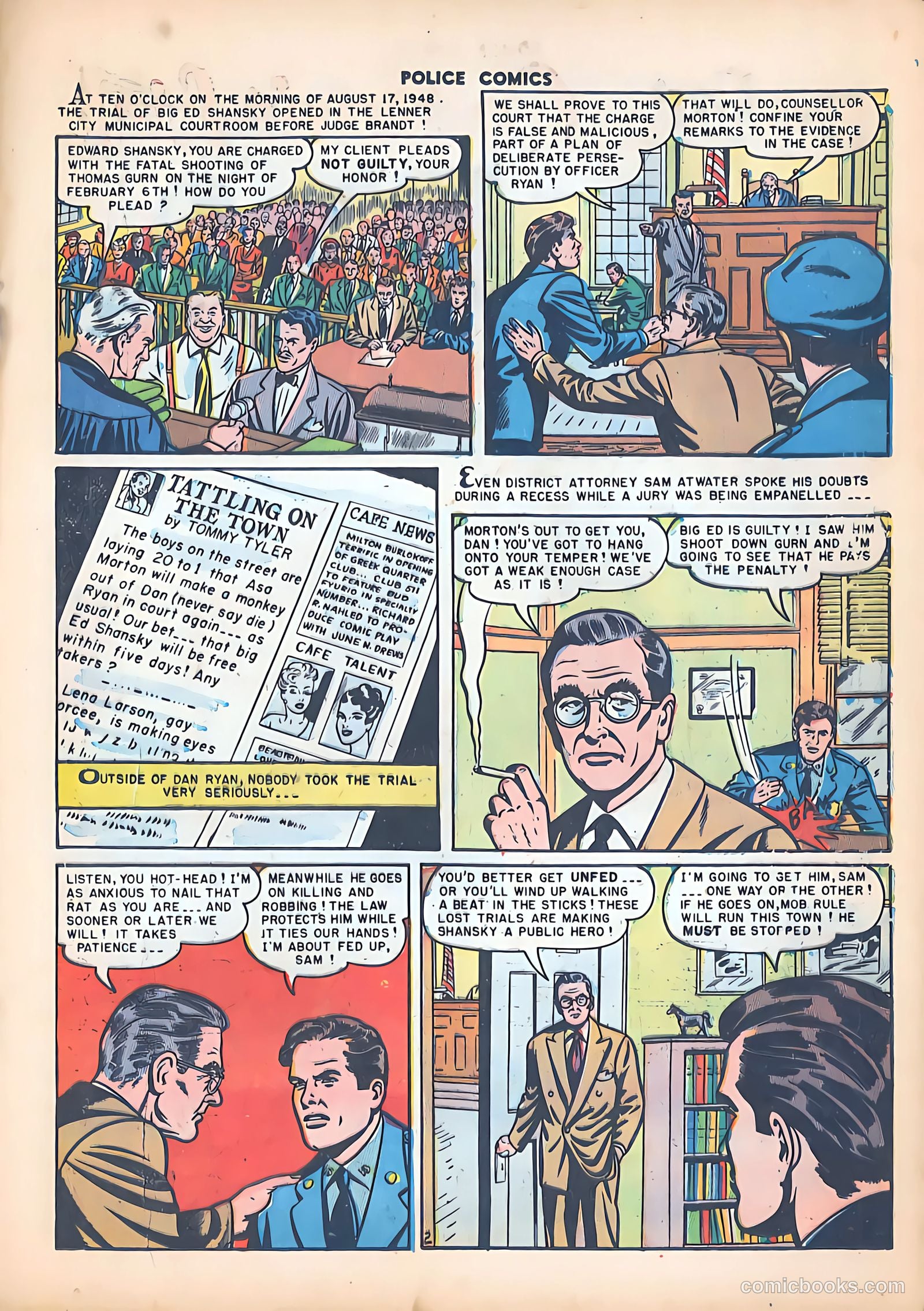 Police Comics #102 (1950) — page 25 of 46