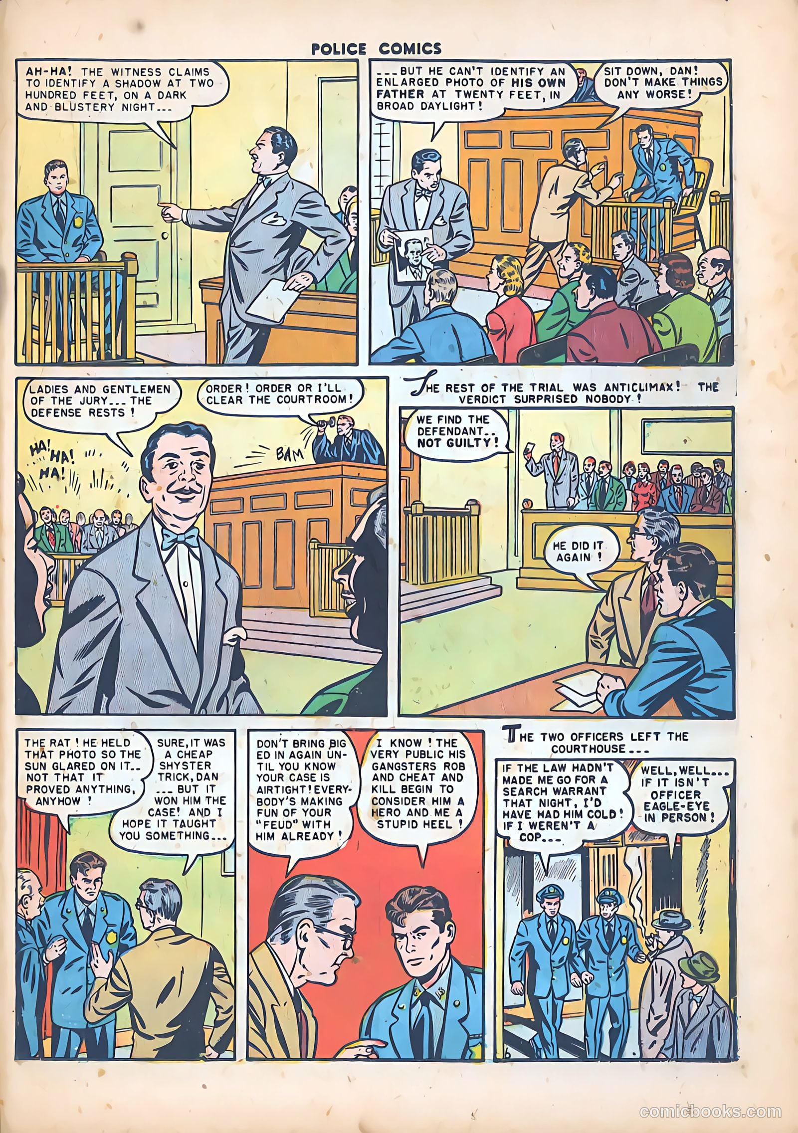 Police Comics #102 (1950) — page 29 of 46