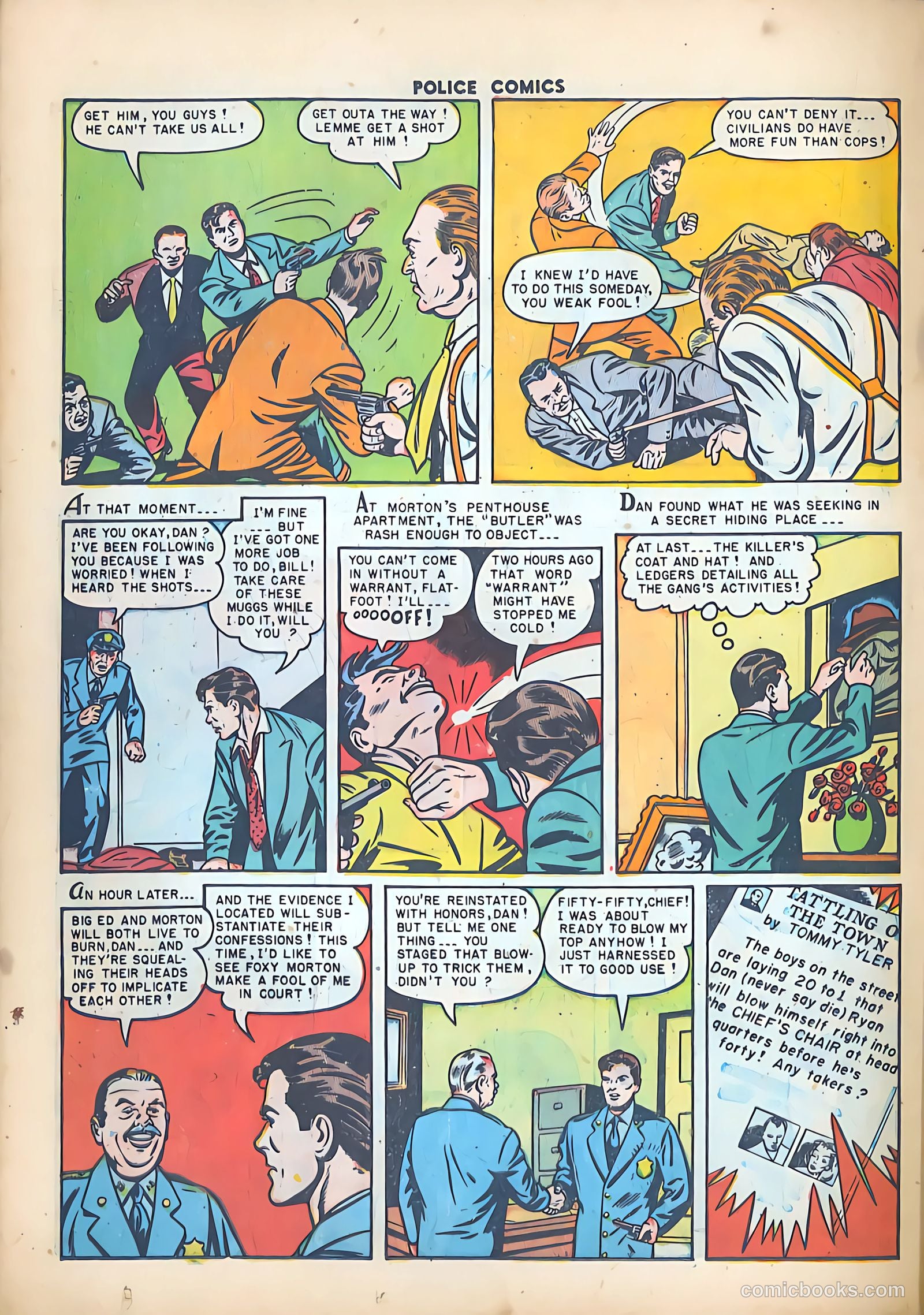 Police Comics #102 (1950) — page 32 of 46