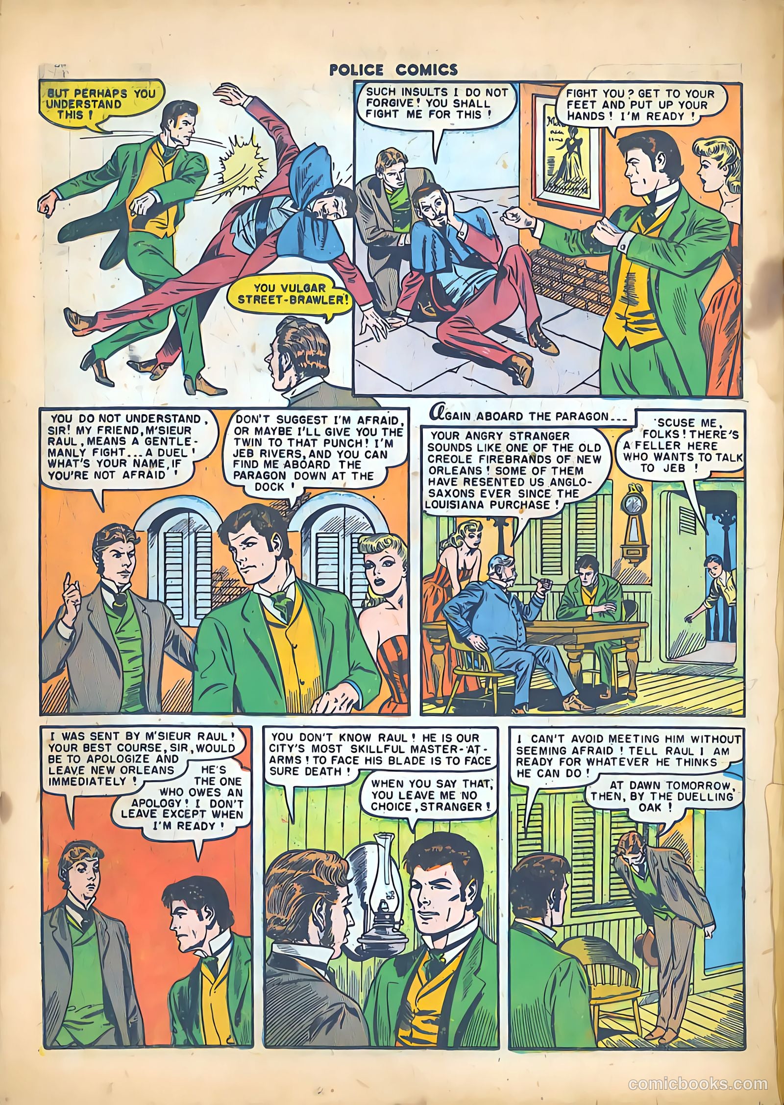 Police Comics #102 (1950) — page 34 of 46