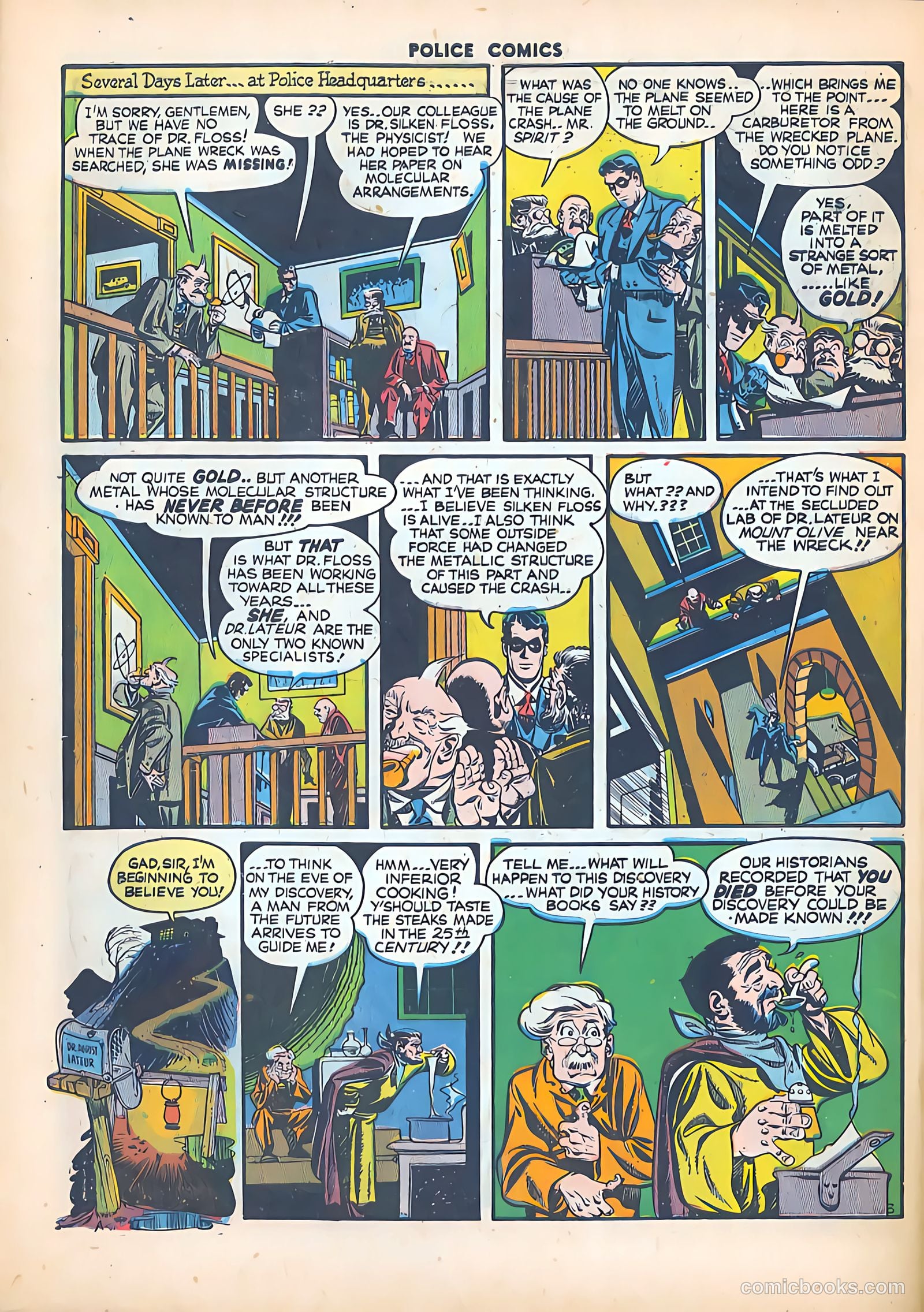 Police Comics #102 (1950) — page 40 of 46