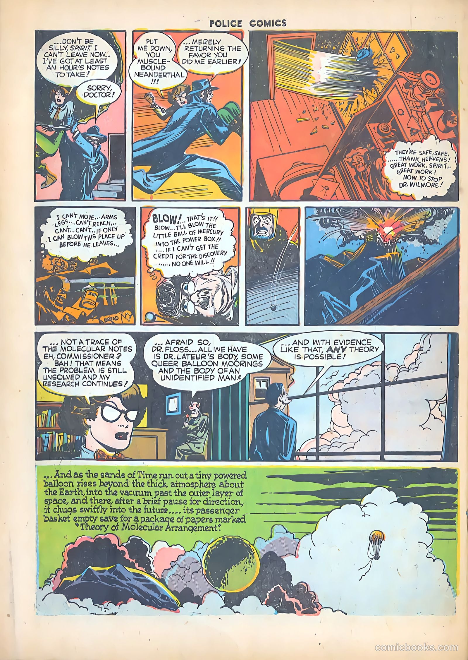Police Comics #102 (1950) — page 44 of 46