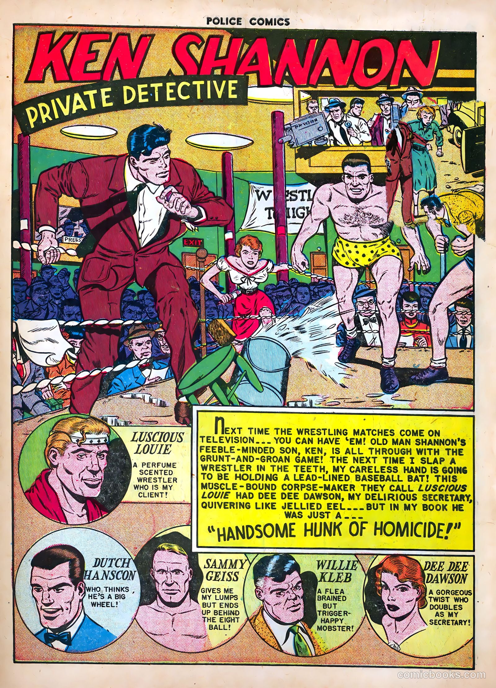 Police Comics #104 (1951) — page 3 of 53