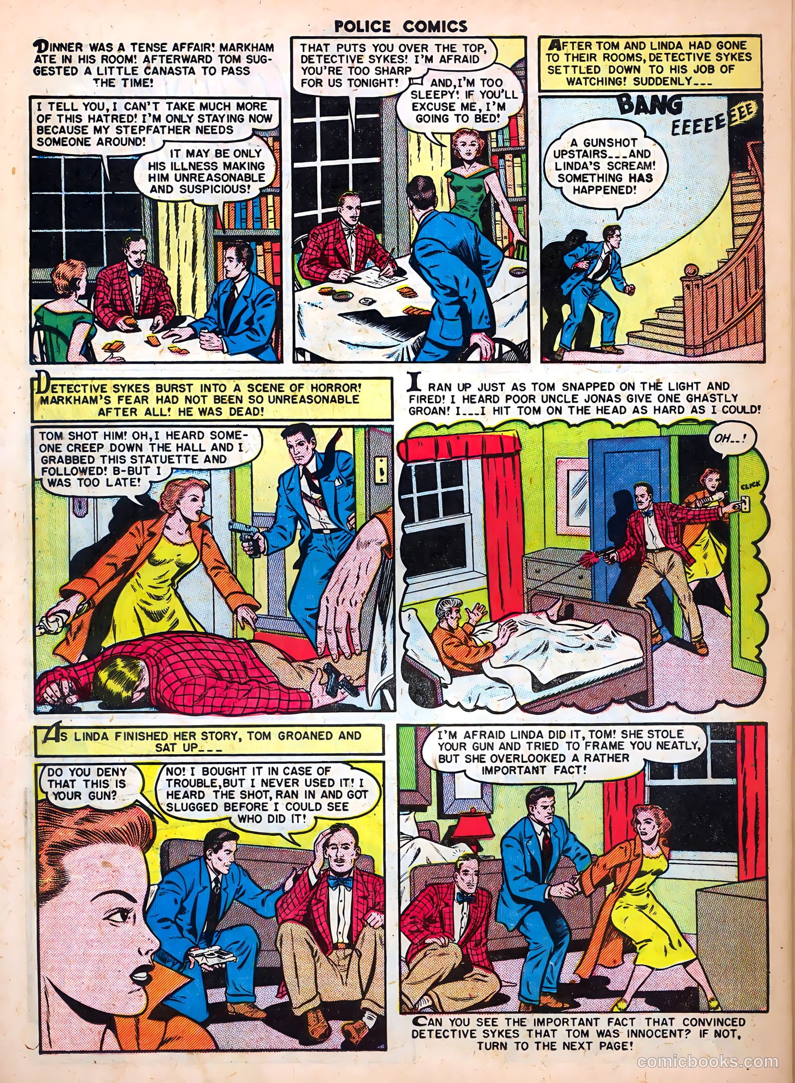 Police Comics #104 (1951) — page 34 of 53