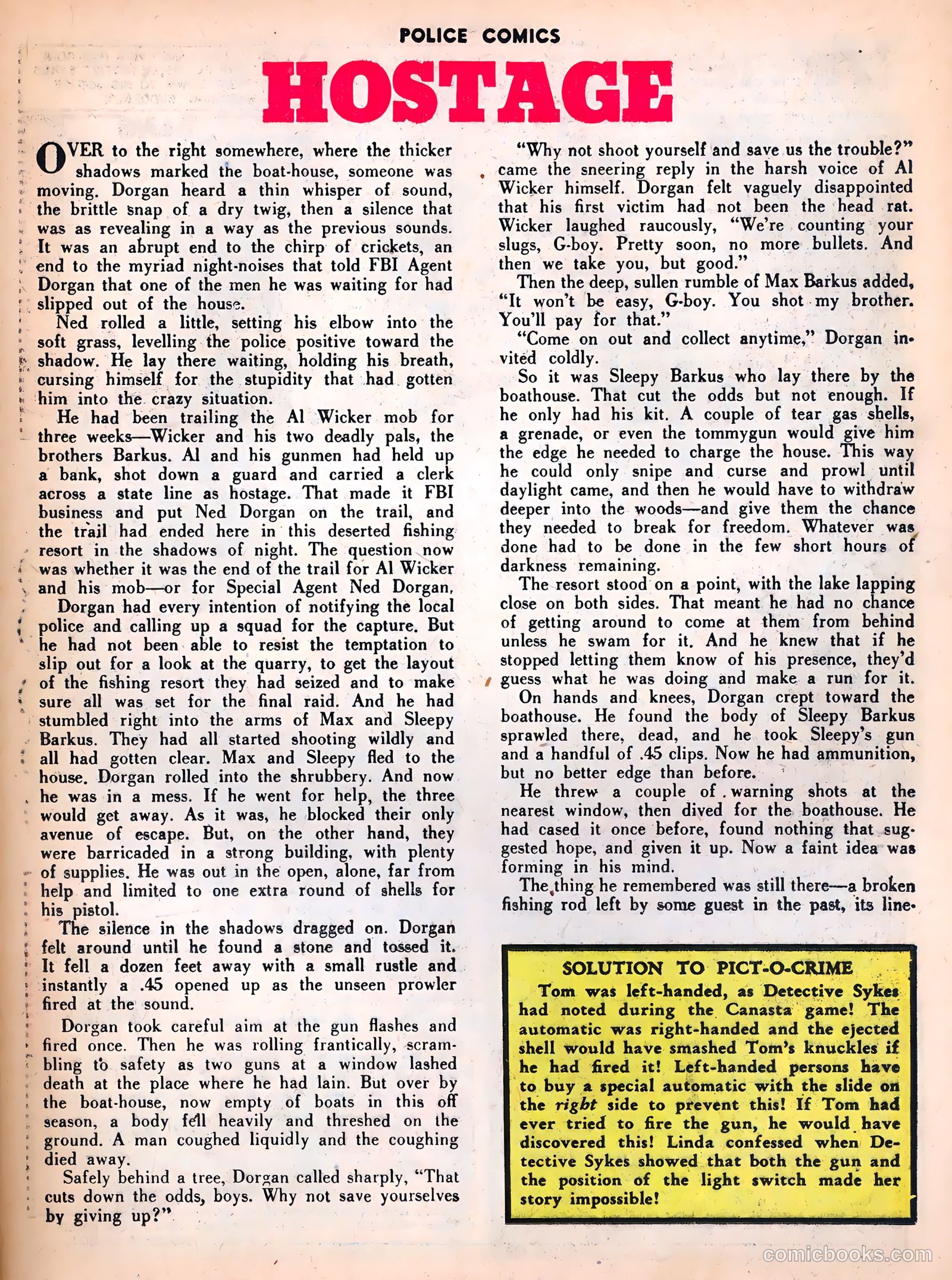 Police Comics #104 (1951) — page 35 of 53