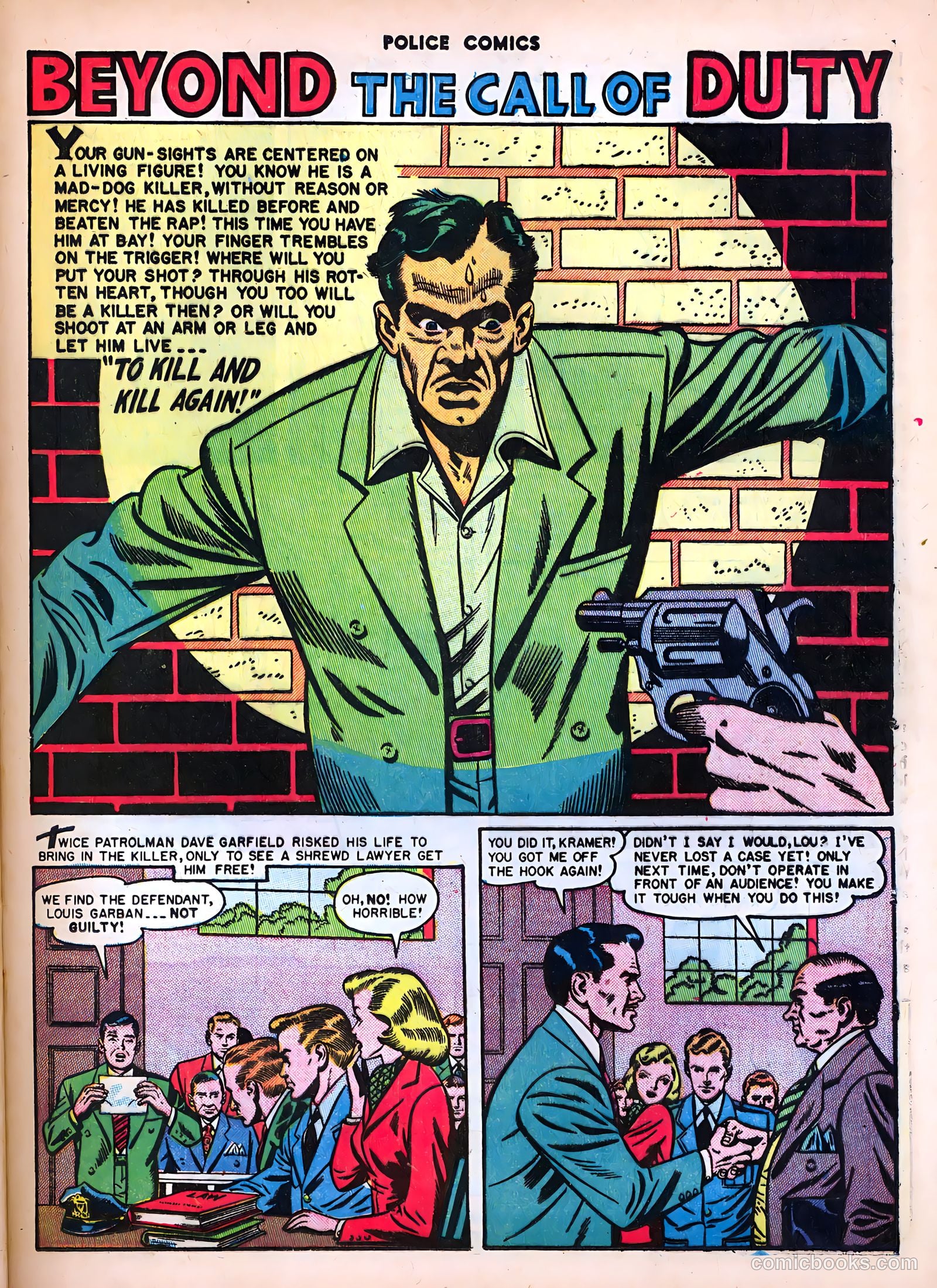 Police Comics #104 (1951) — page 37 of 53