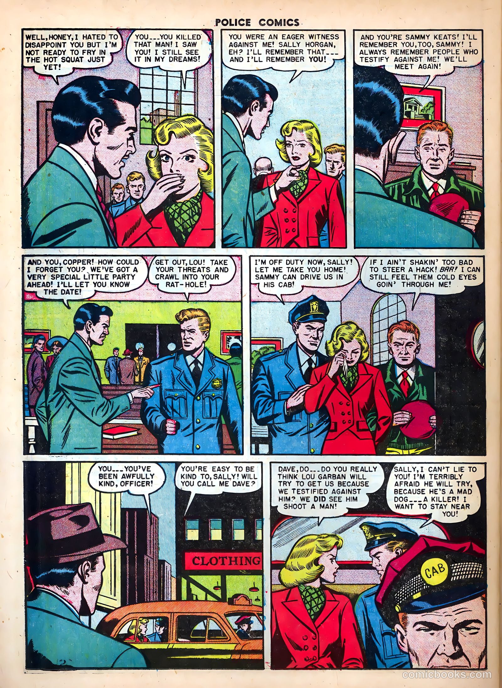 Police Comics #104 (1951) — page 38 of 53