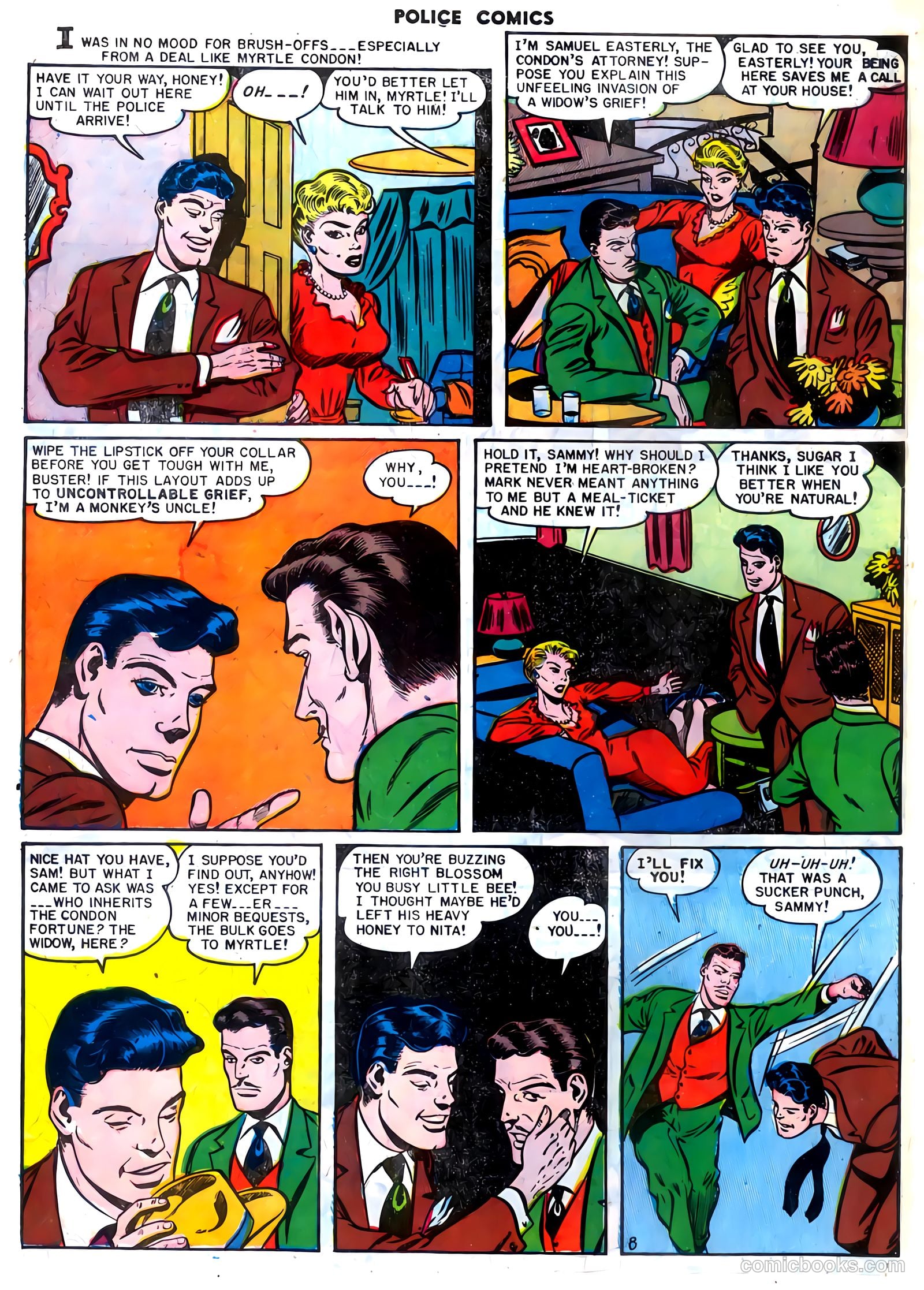 Police Comics #105 (1951) — page 10 of 52