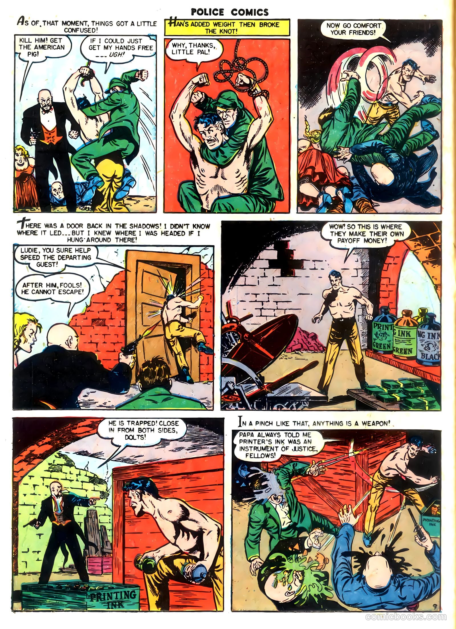 Police Comics #105 (1951) — page 24 of 52