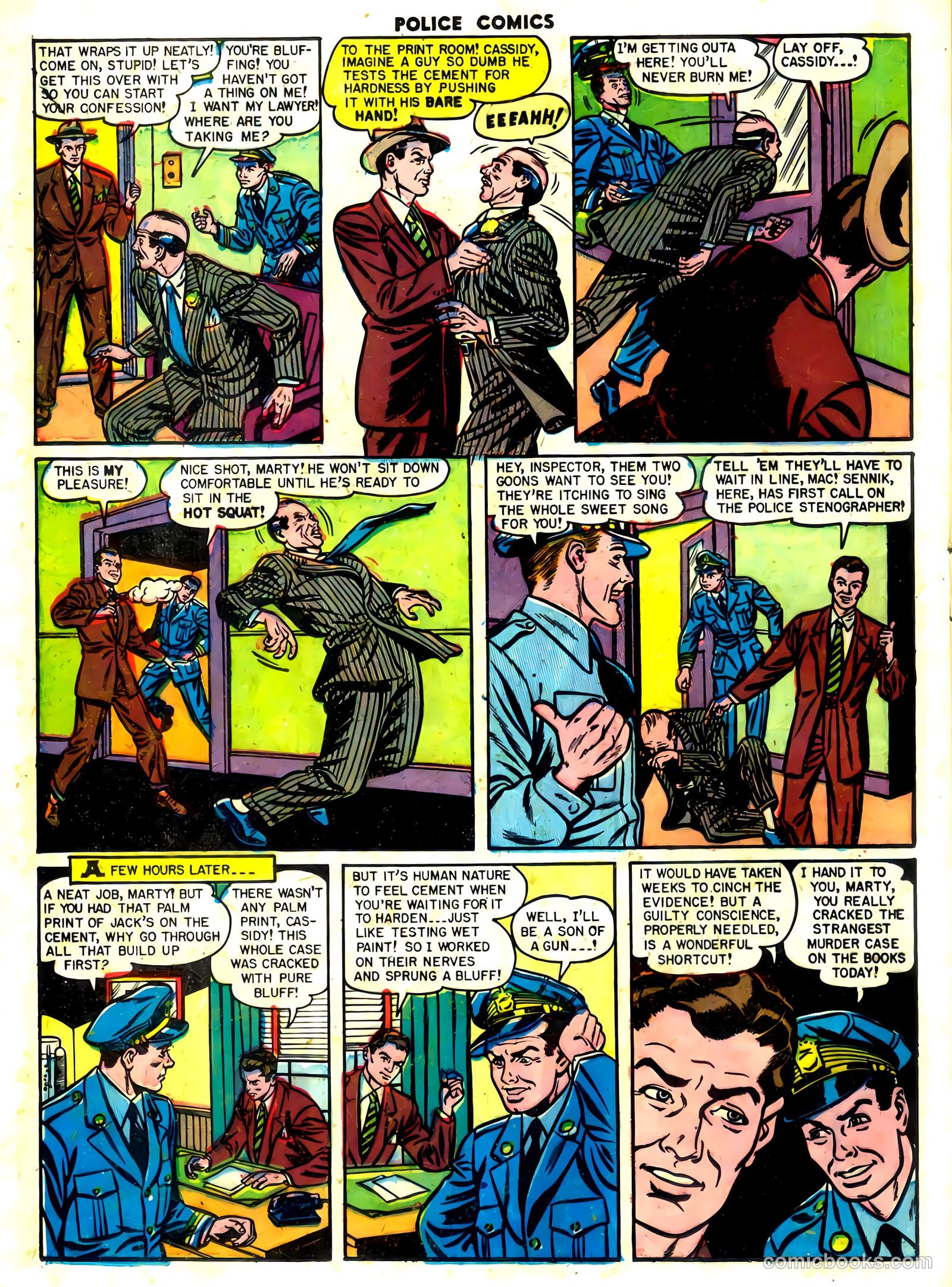 Police Comics #105 (1951) — page 32 of 52