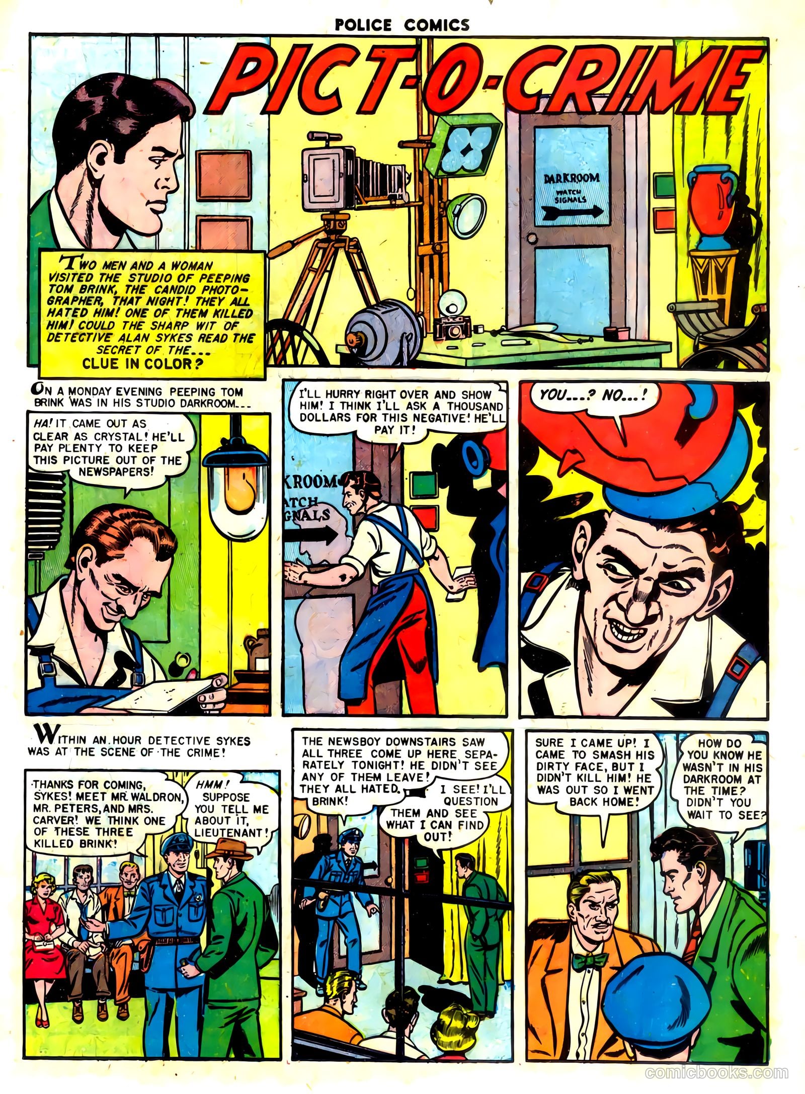 Police Comics #105 (1951) — page 33 of 52