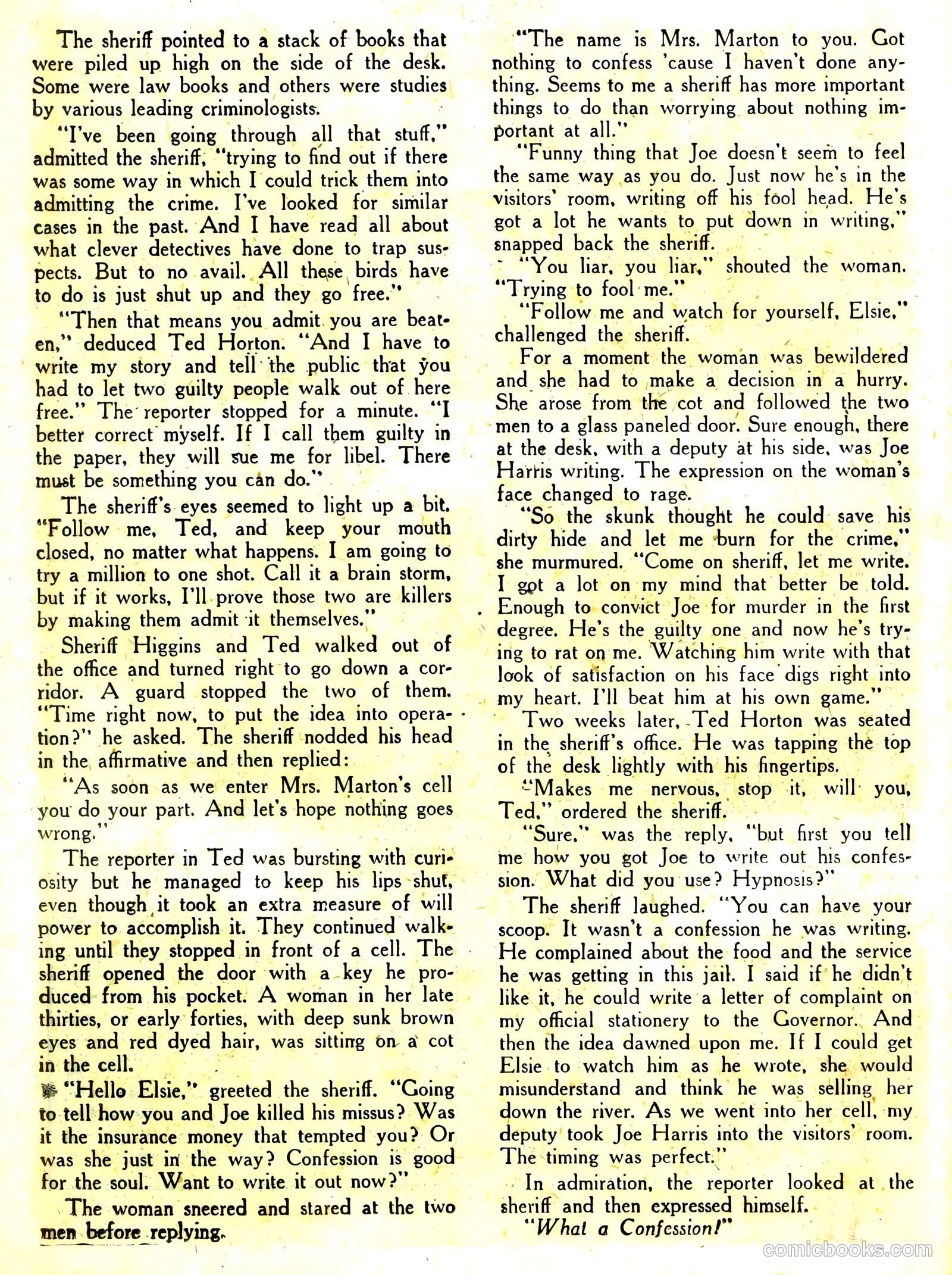 Police Comics #105 (1951) — page 36 of 52