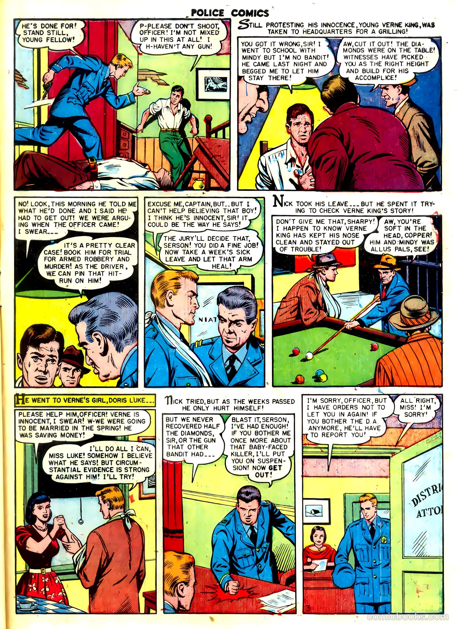 Police Comics #105 (1951) — page 39 of 52