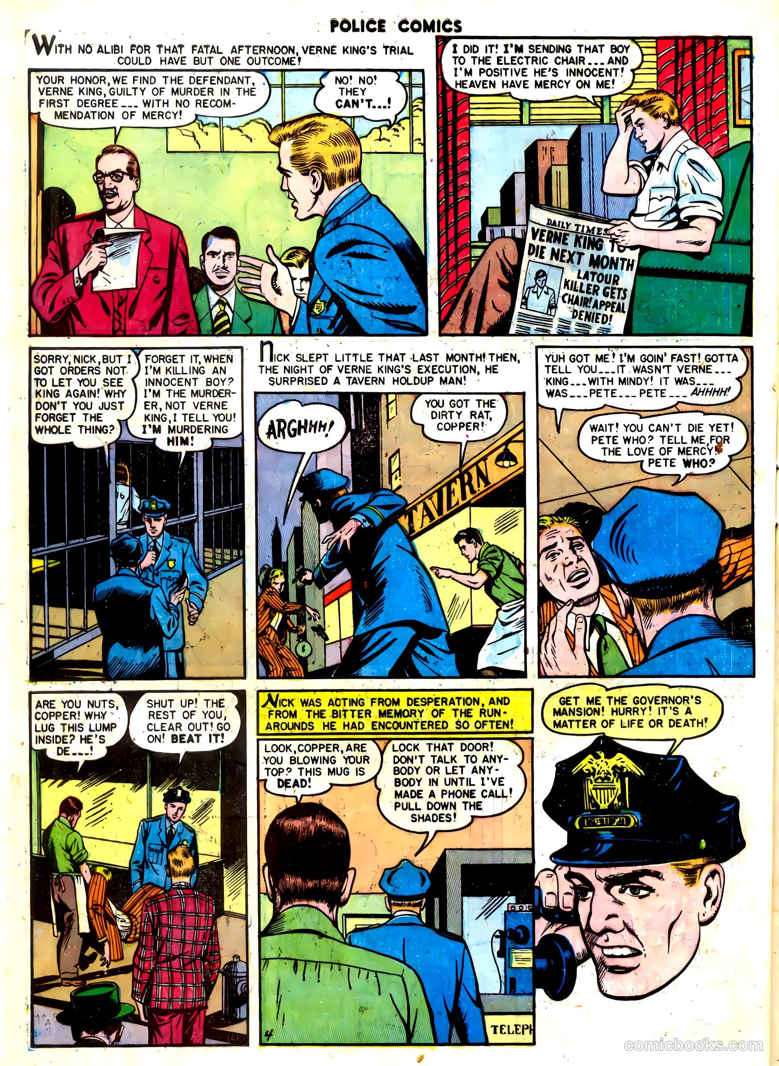 Police Comics #105 (1951) — page 40 of 52