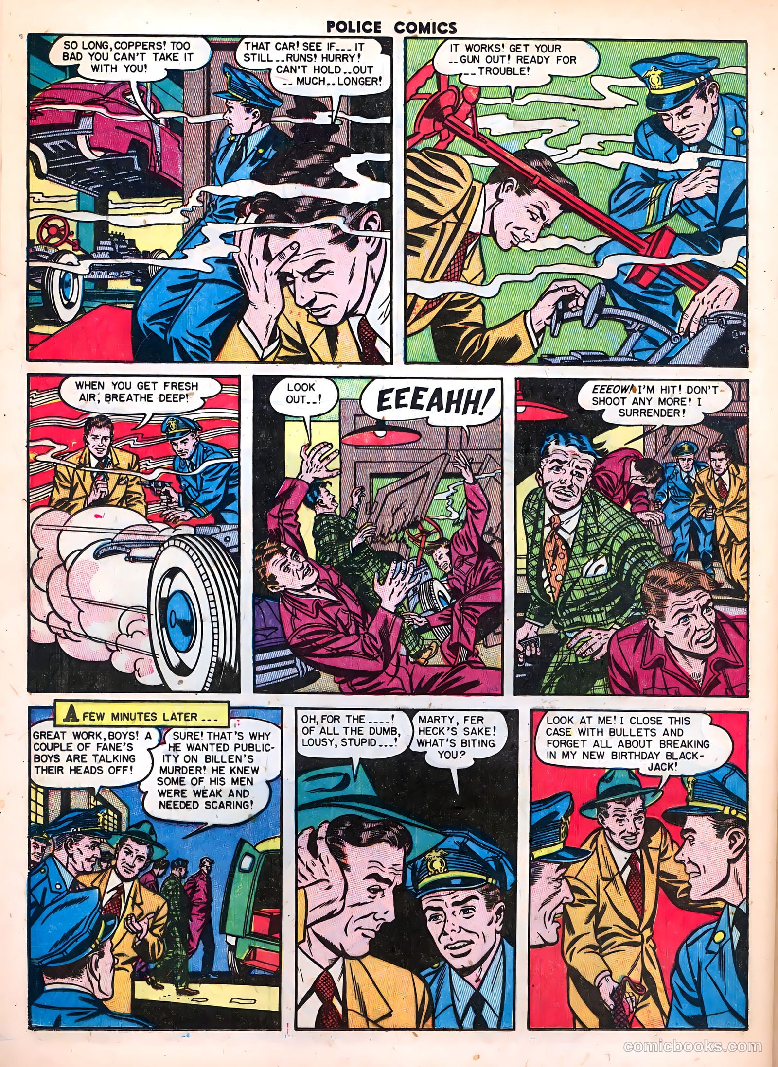 Police Comics #106 (1951) — page 32 of 52