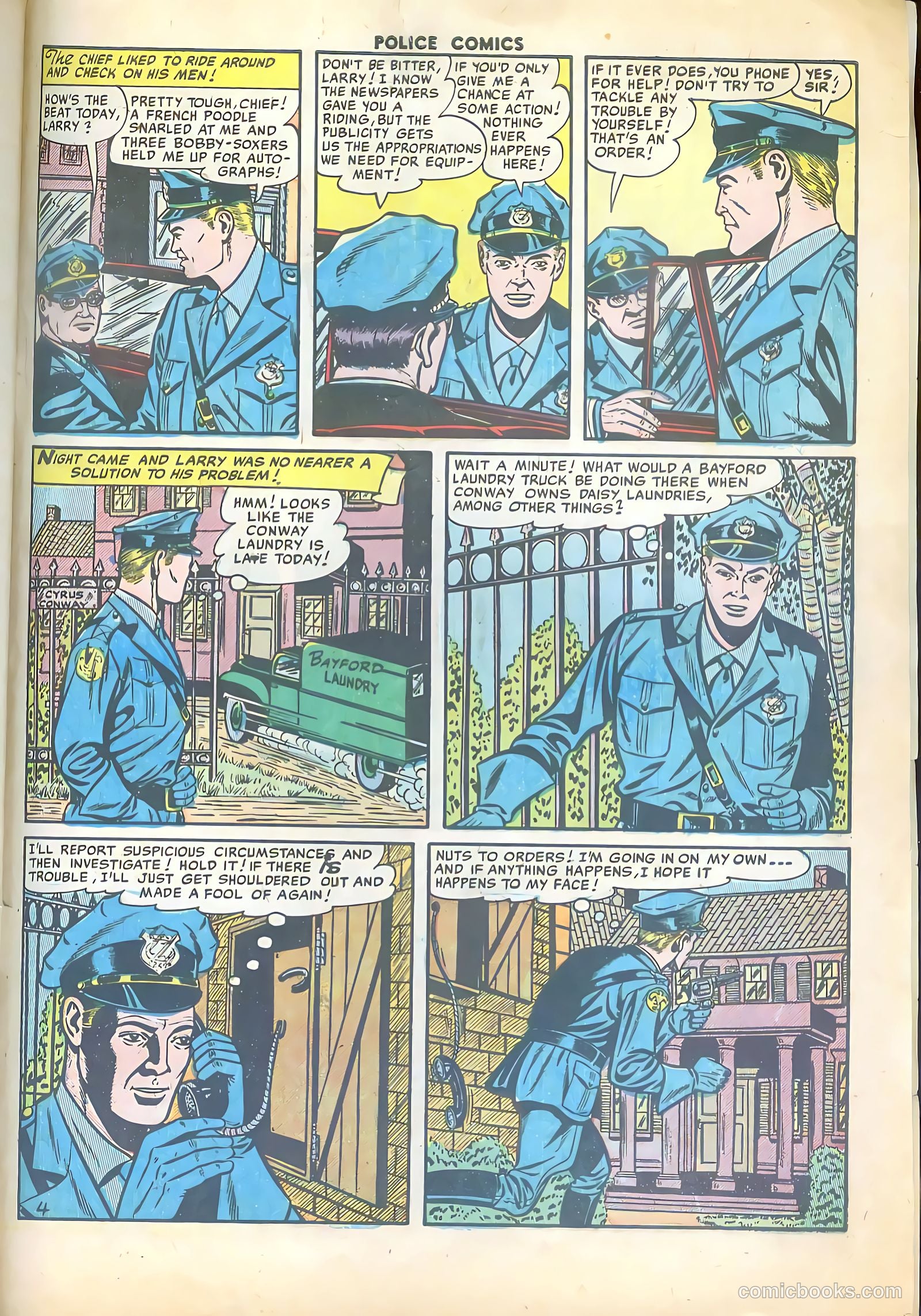 Police Comics #108 (1951) — page 31 of 35