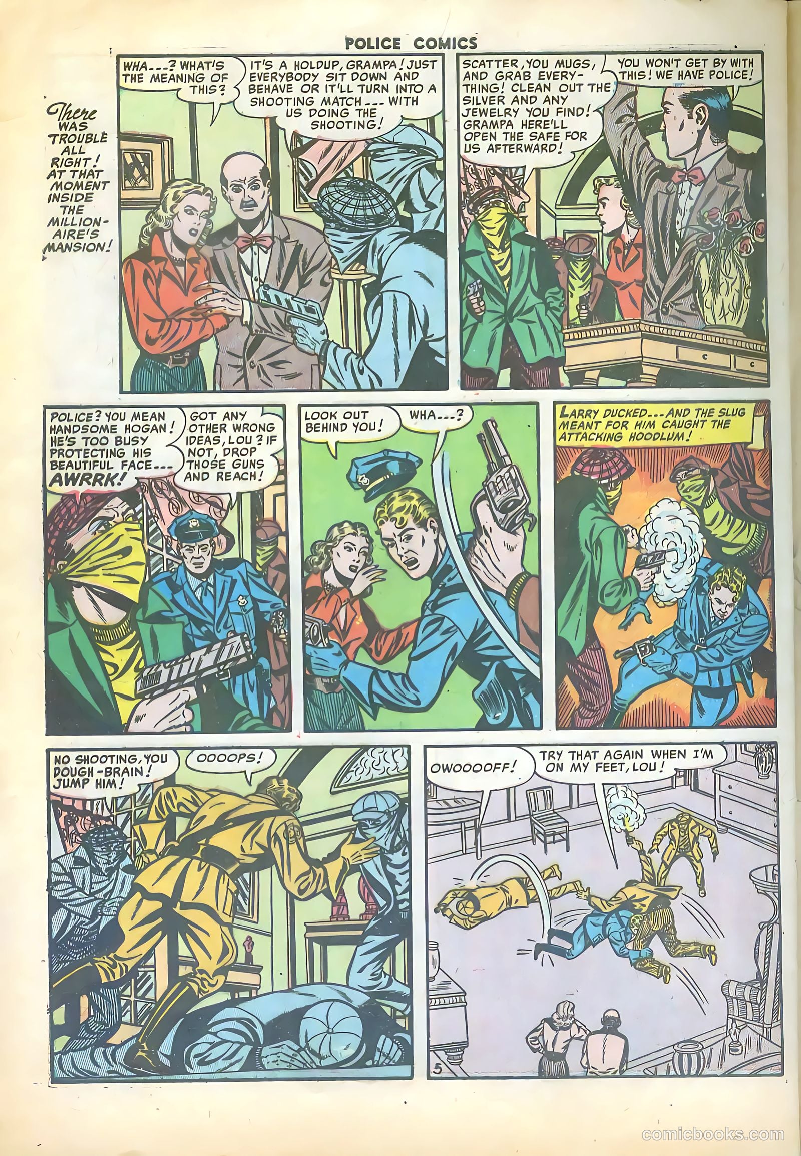 Police Comics #108 (1951) — page 32 of 35