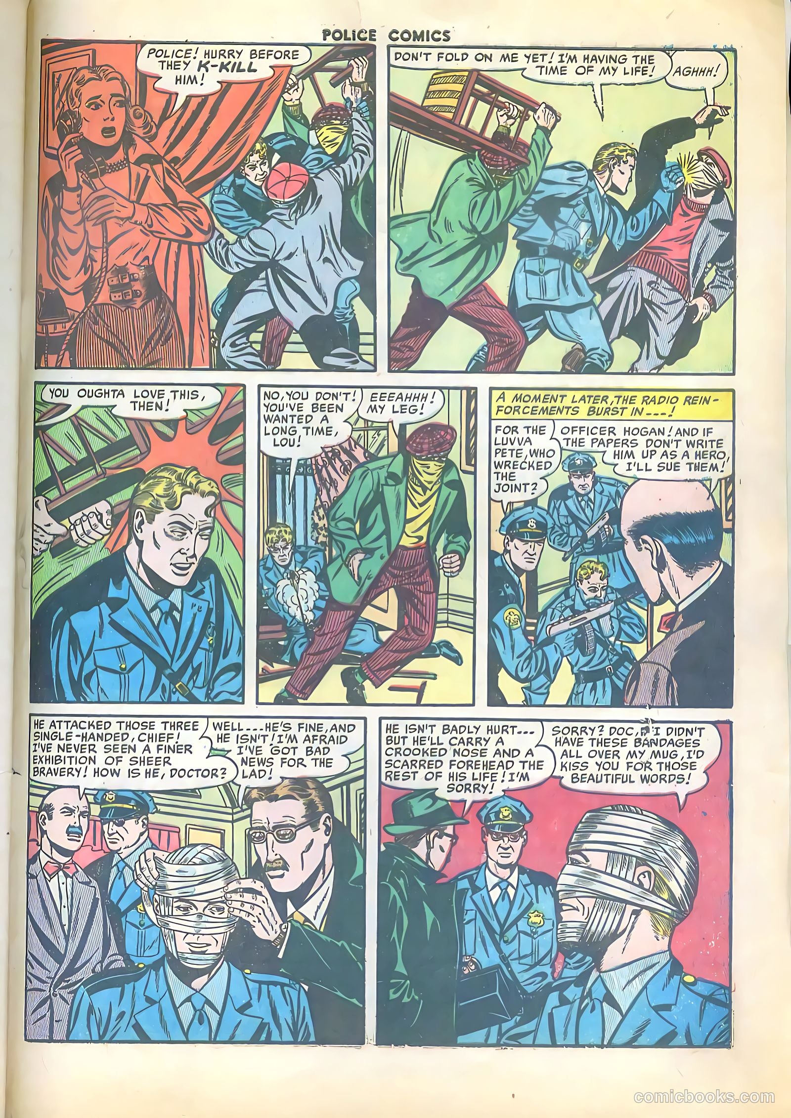 Police Comics #108 (1951) — page 33 of 35