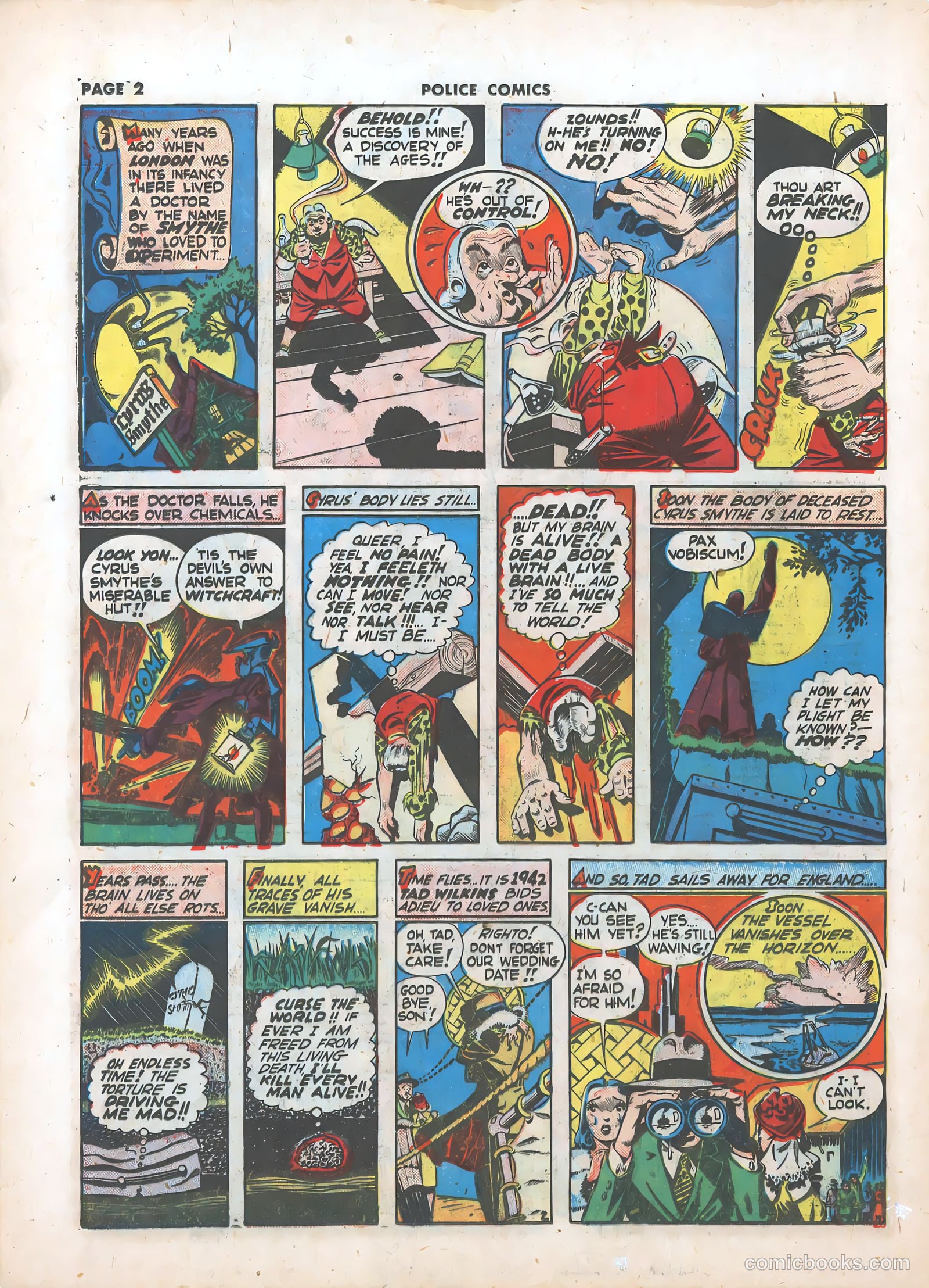 Police Comics #11 (1942) — page 4 of 68