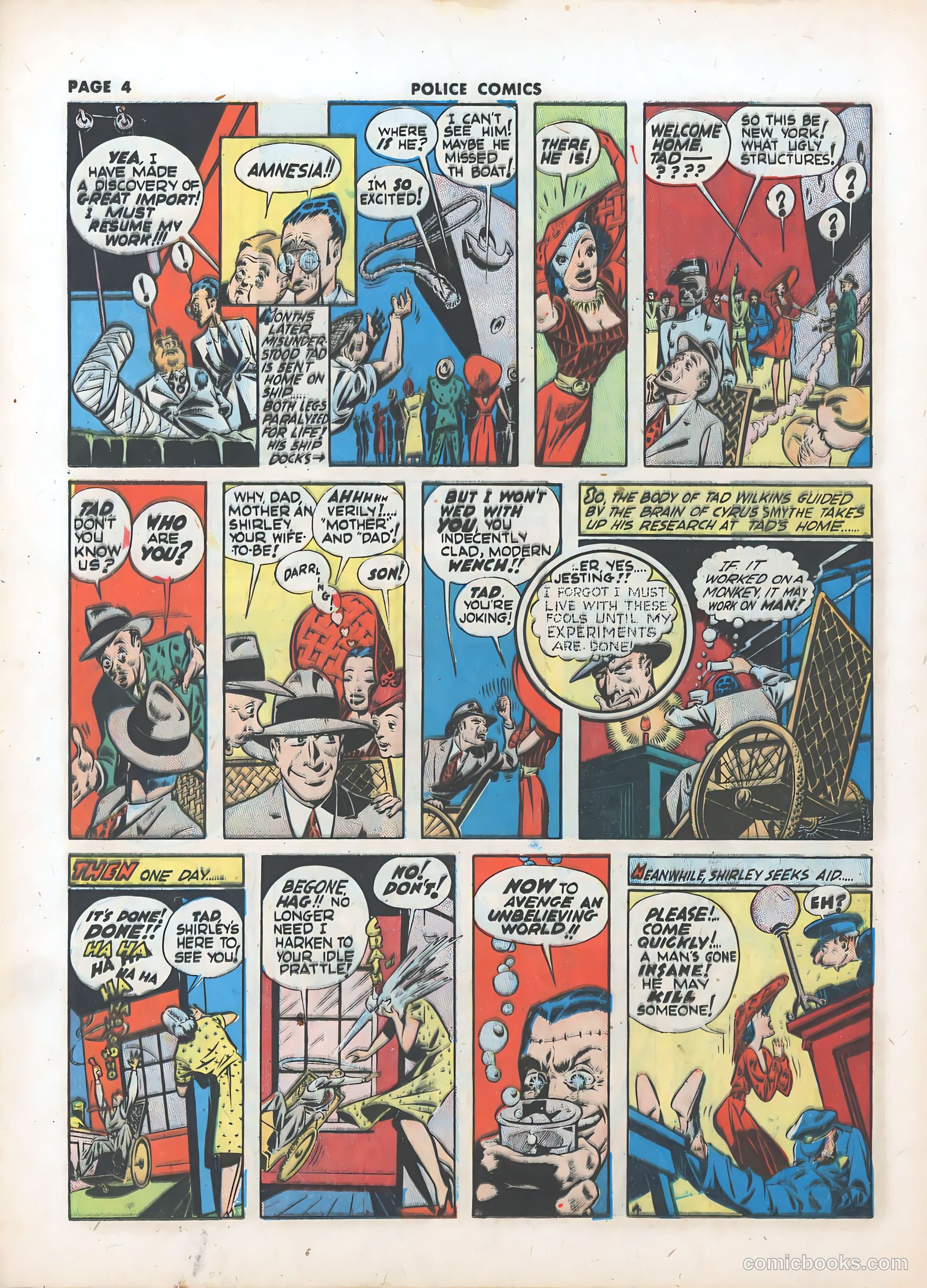Police Comics #11 (1942) — page 6 of 68