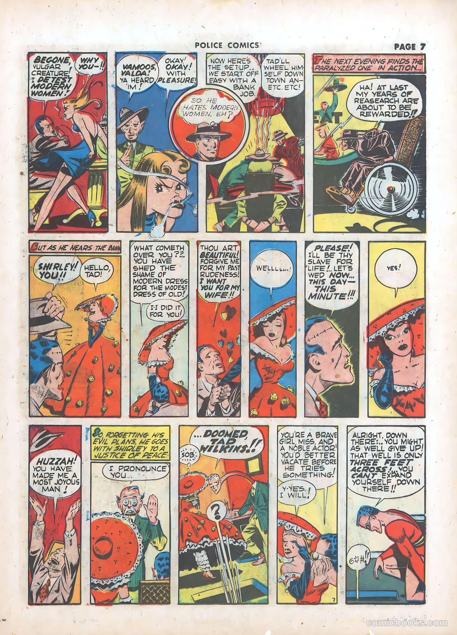Police Comics #11 (1942) — page 9 of 68