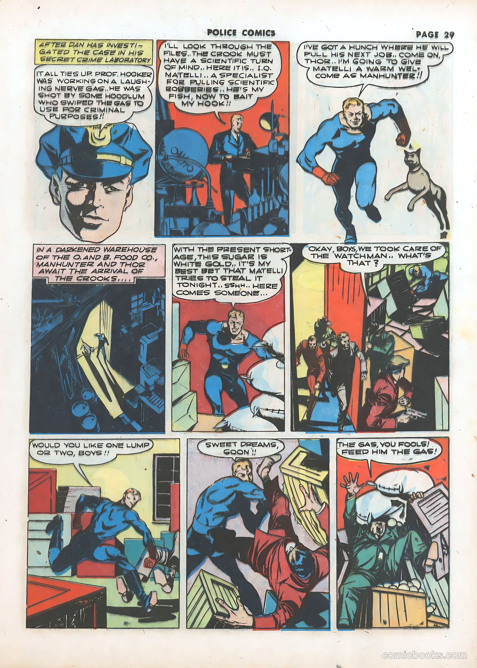 Police Comics #11 (1942) — page 31 of 68