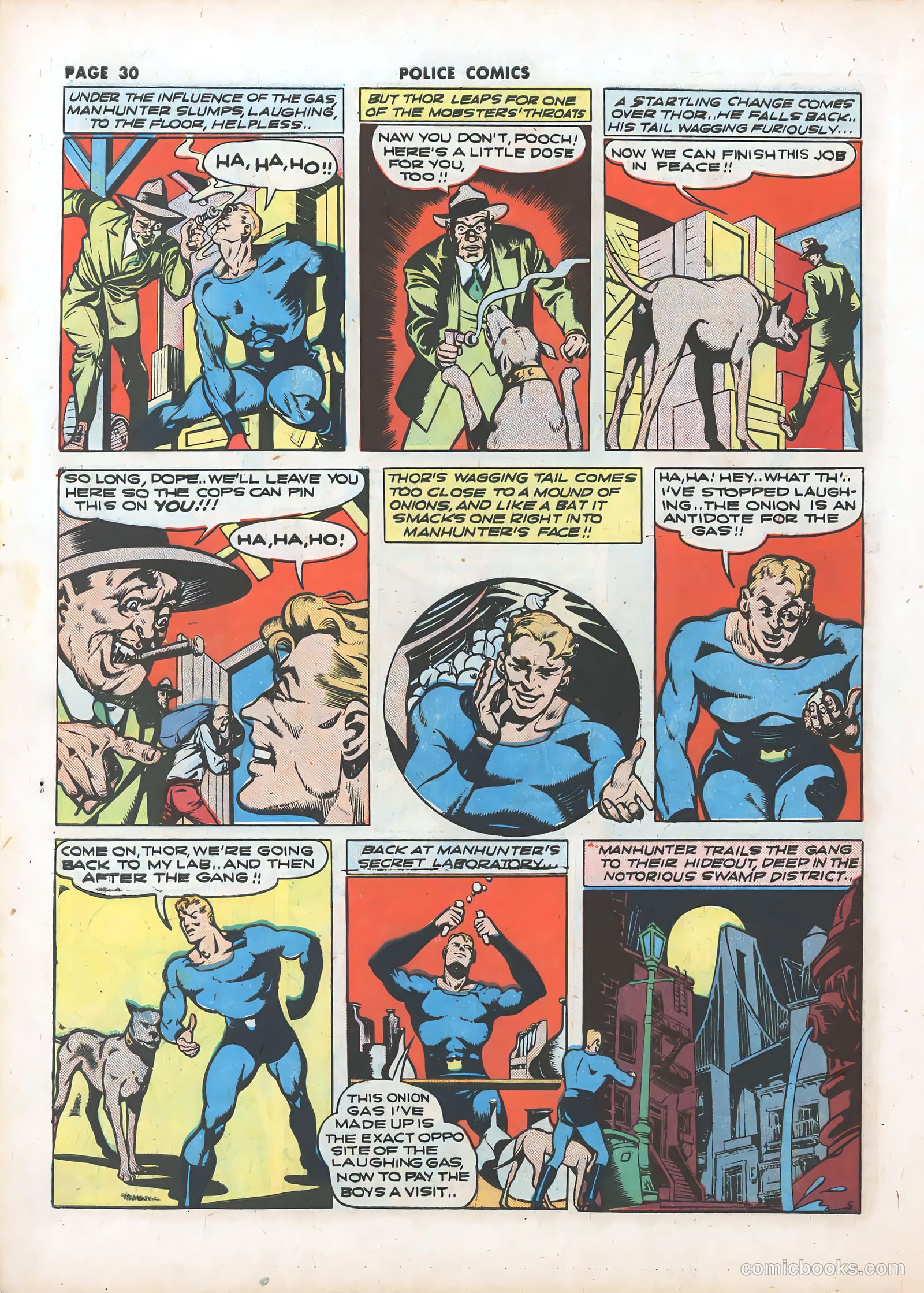 Police Comics #11 (1942) — page 32 of 68