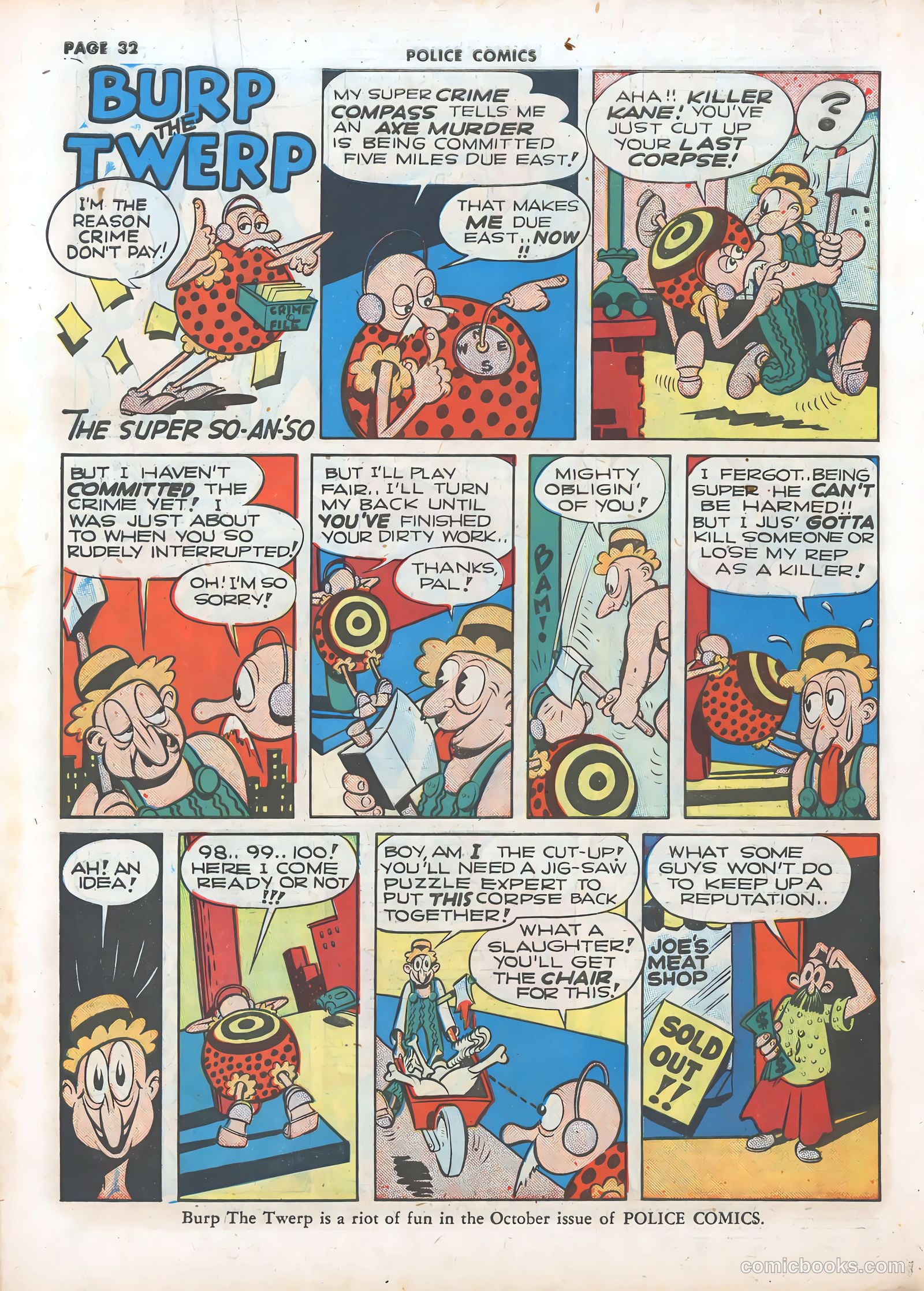Police Comics #11 (1942) — page 34 of 68