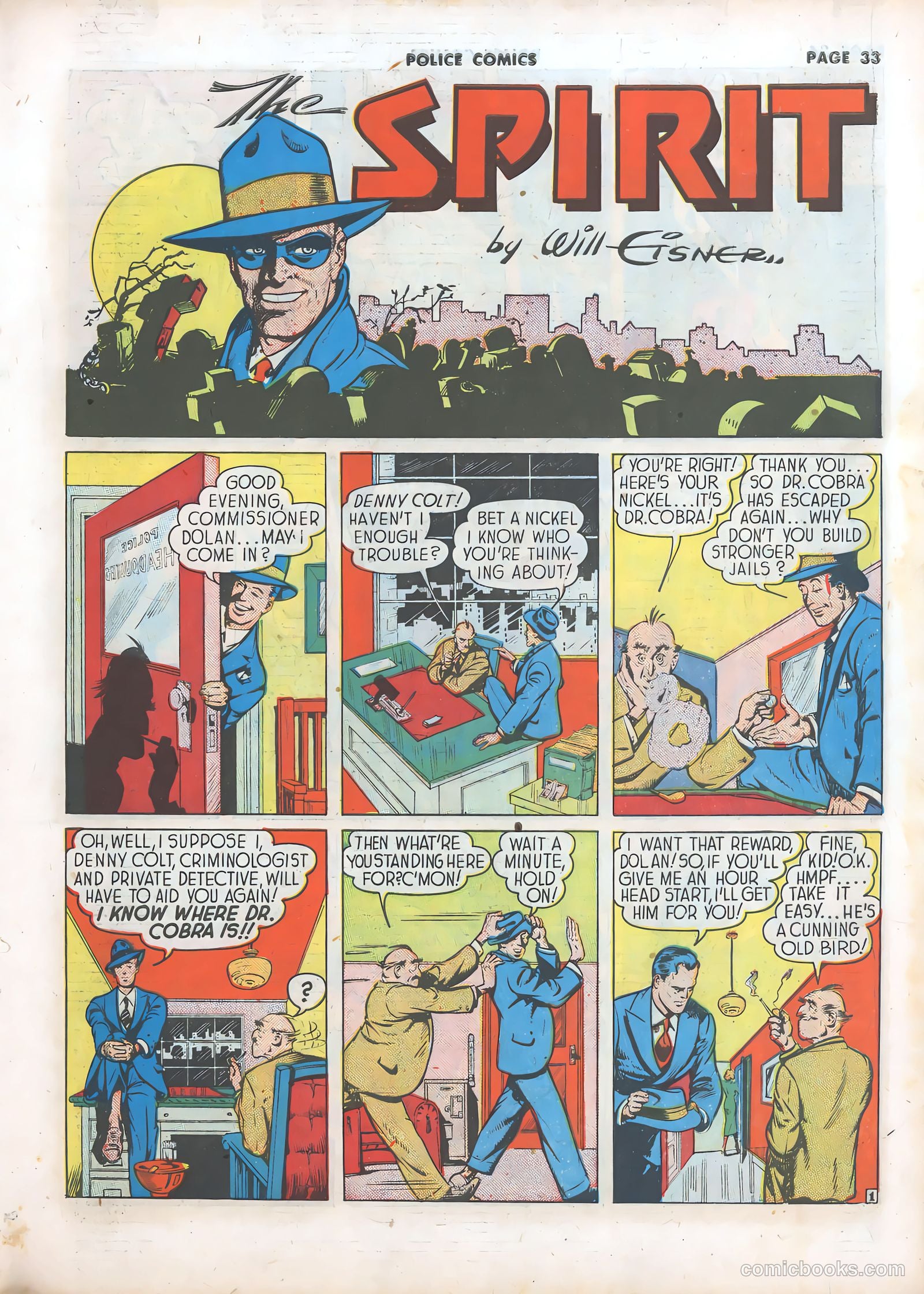 Police Comics #11 (1942) — page 35 of 68