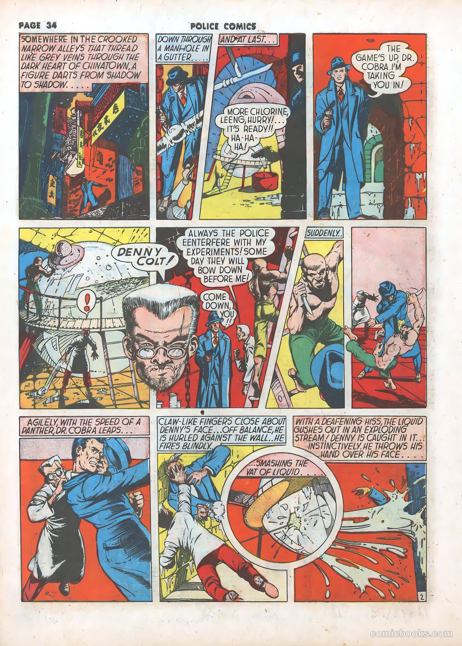 Police Comics #11 (1942) — page 36 of 68