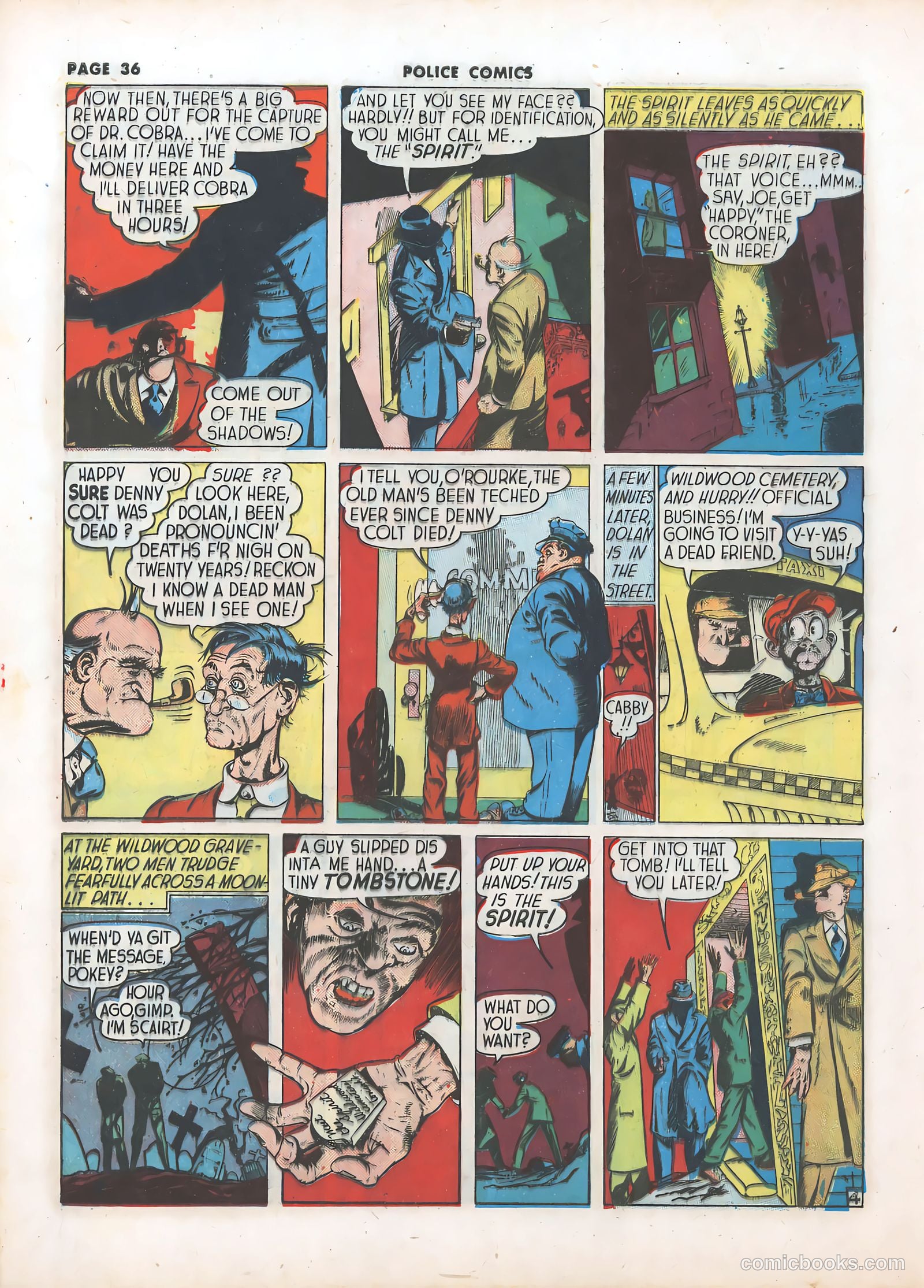 Police Comics #11 (1942) — page 38 of 68