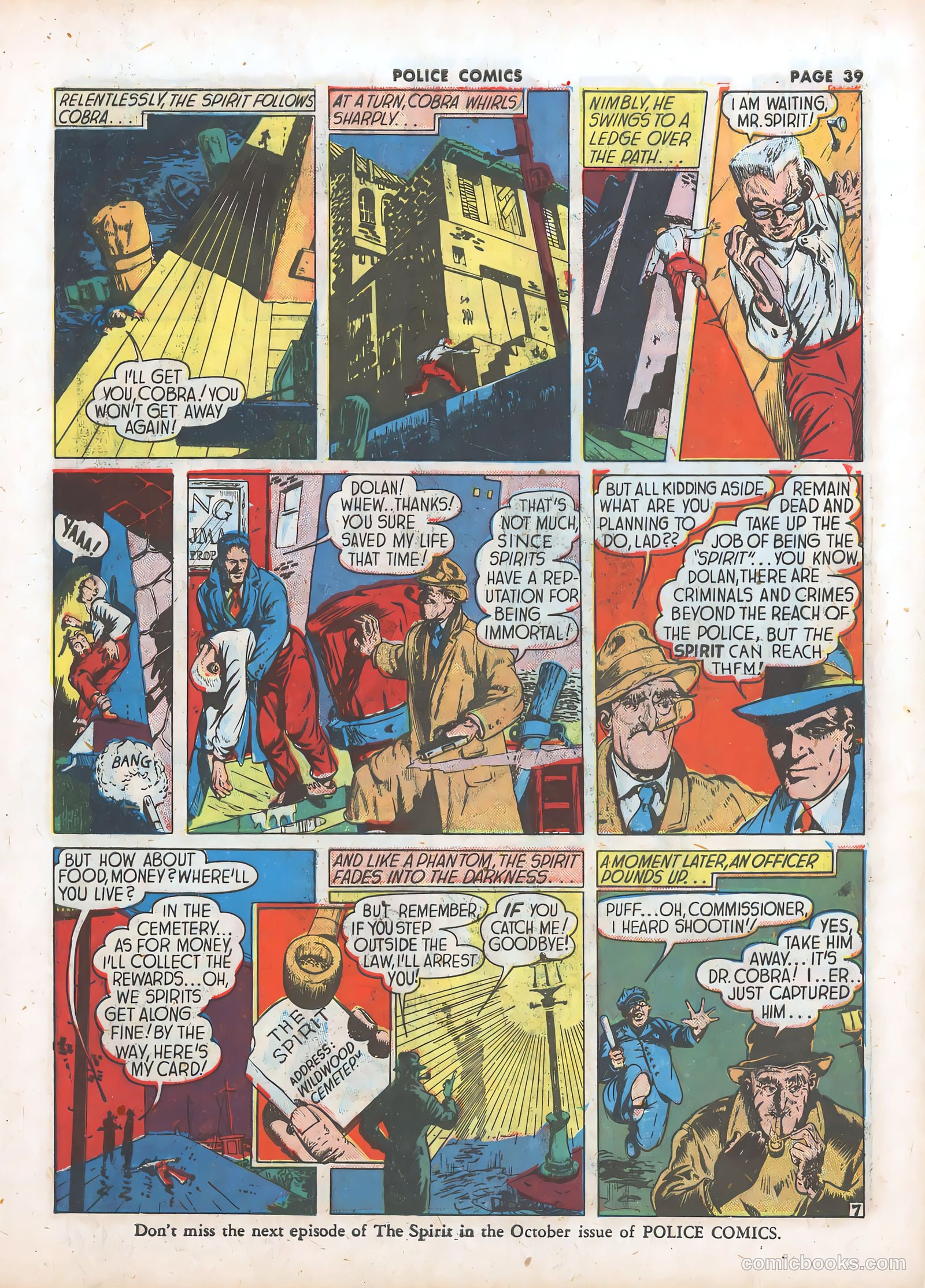 Police Comics #11 (1942) — page 41 of 68