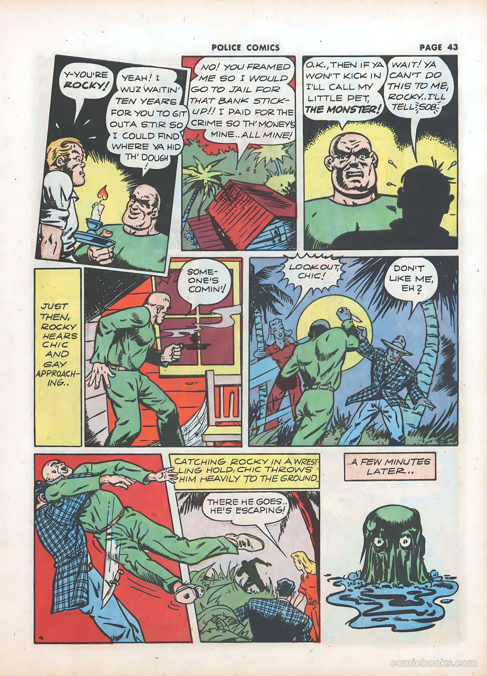Police Comics #11 (1942) — page 45 of 68