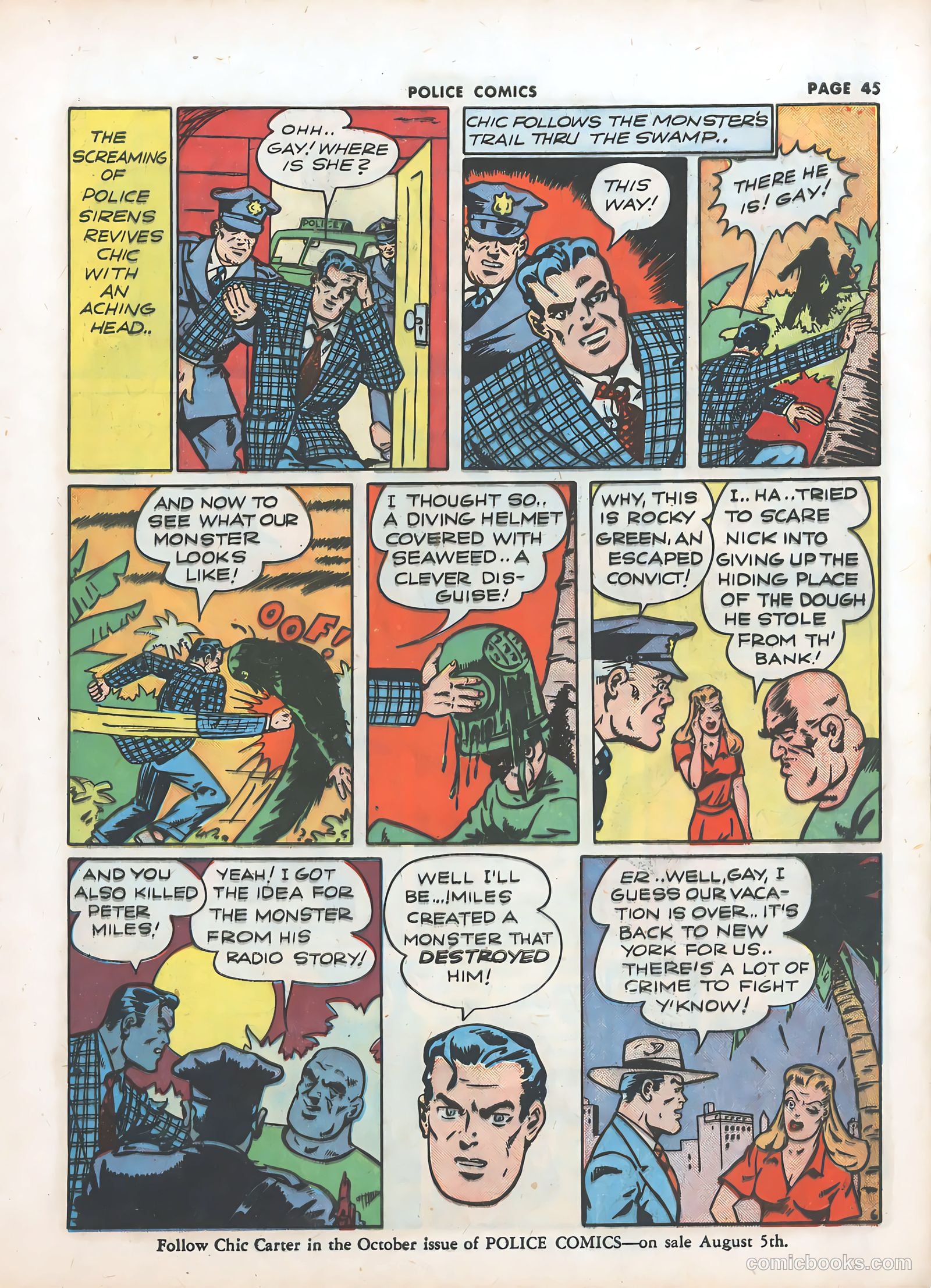 Police Comics #11 (1942) — page 47 of 68