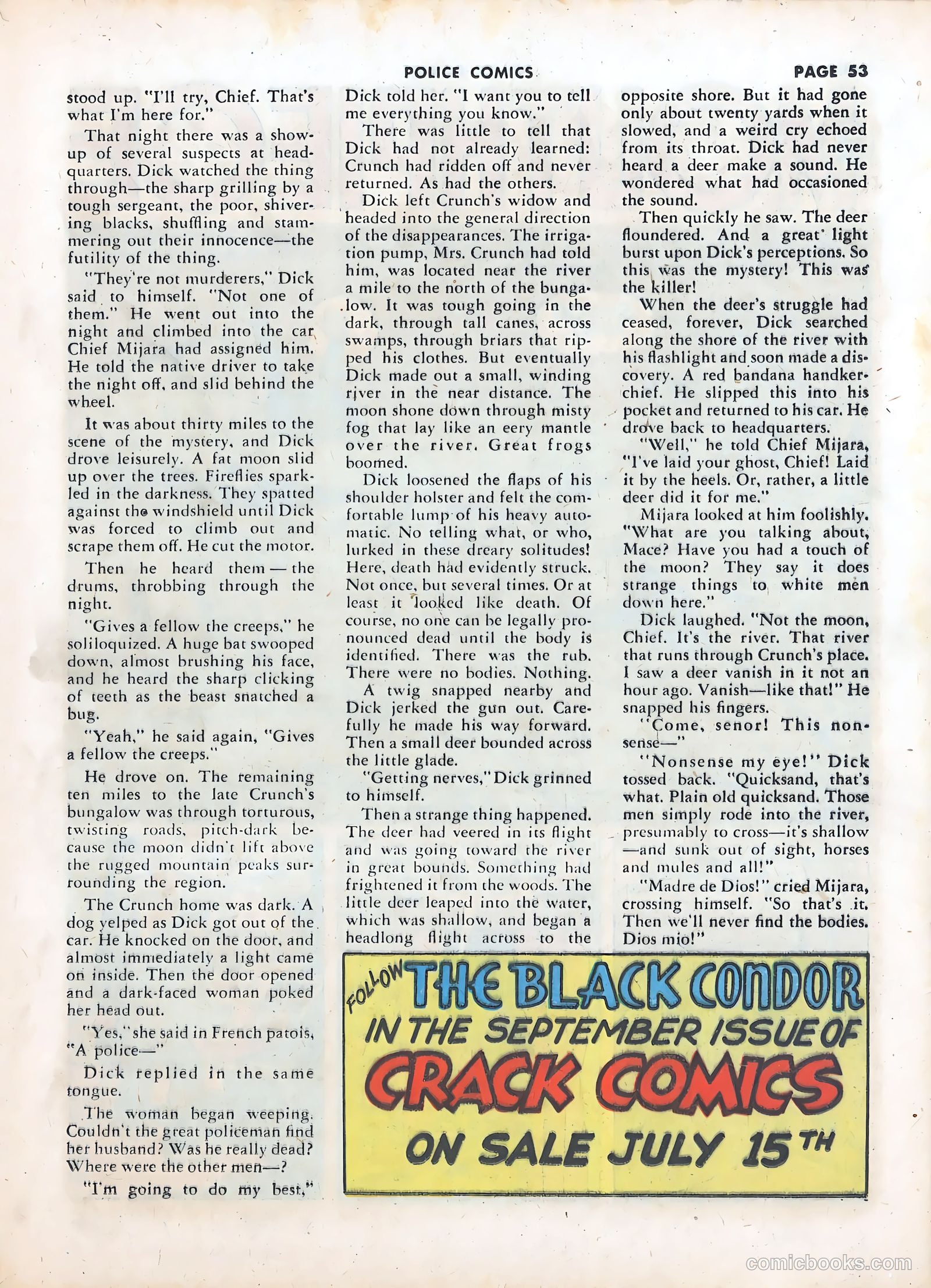 Police Comics #11 (1942) — page 55 of 68