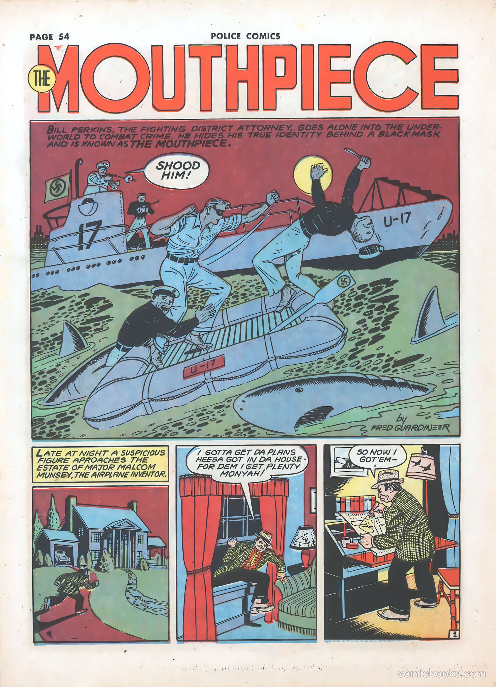 Police Comics #11 (1942) — page 56 of 68