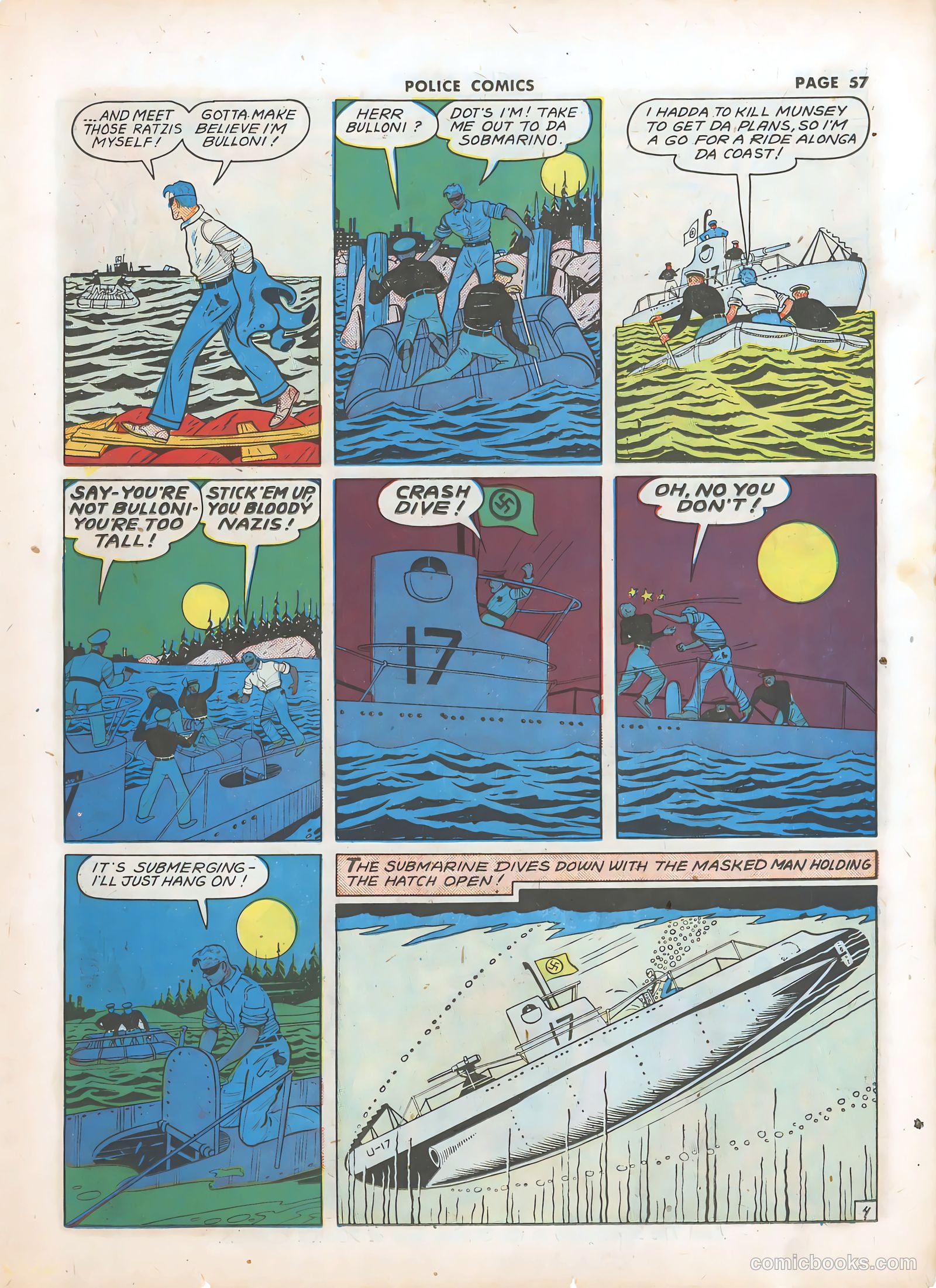 Police Comics #11 (1942) — page 59 of 68