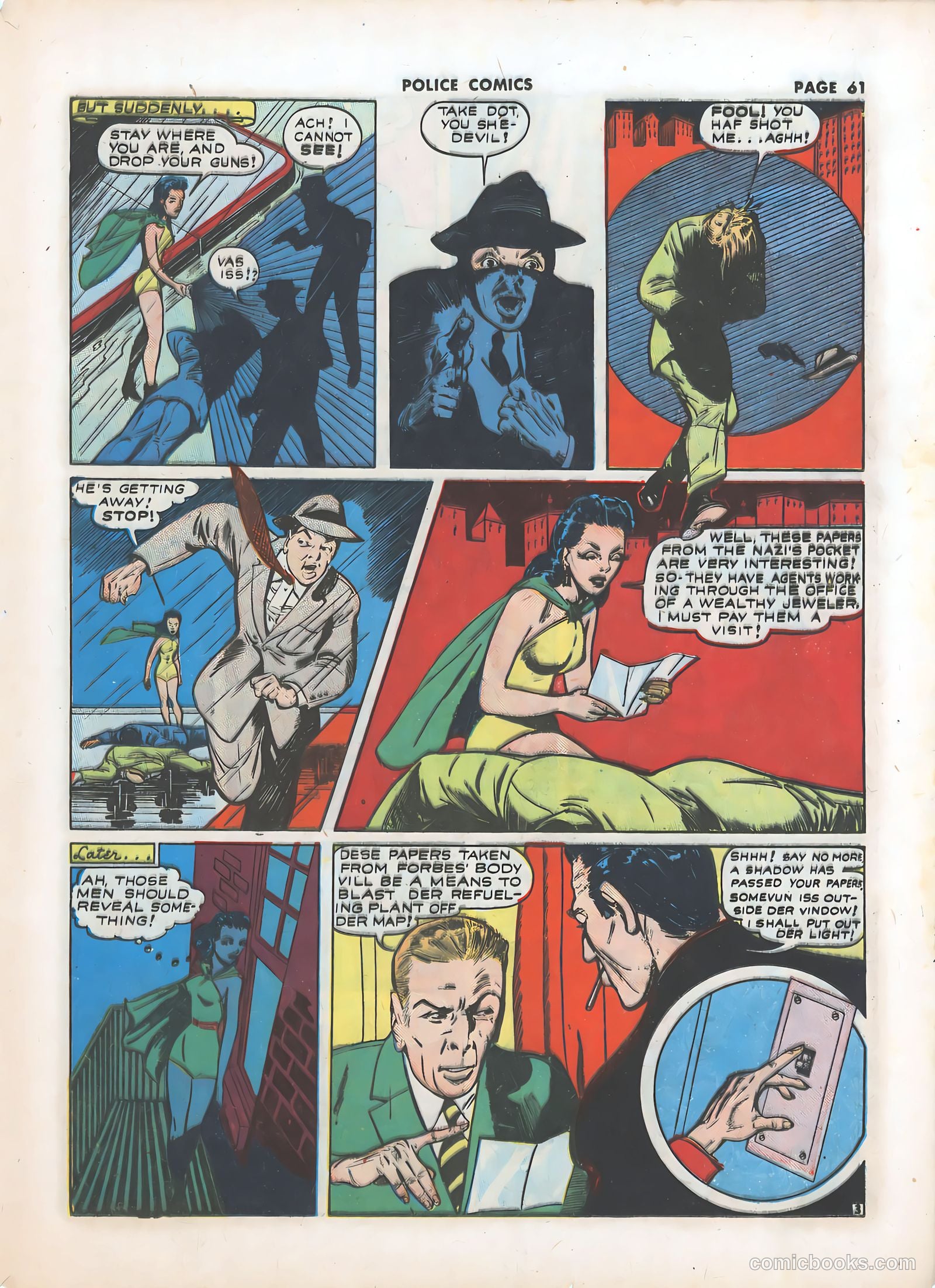 Police Comics #11 (1942) — page 63 of 68