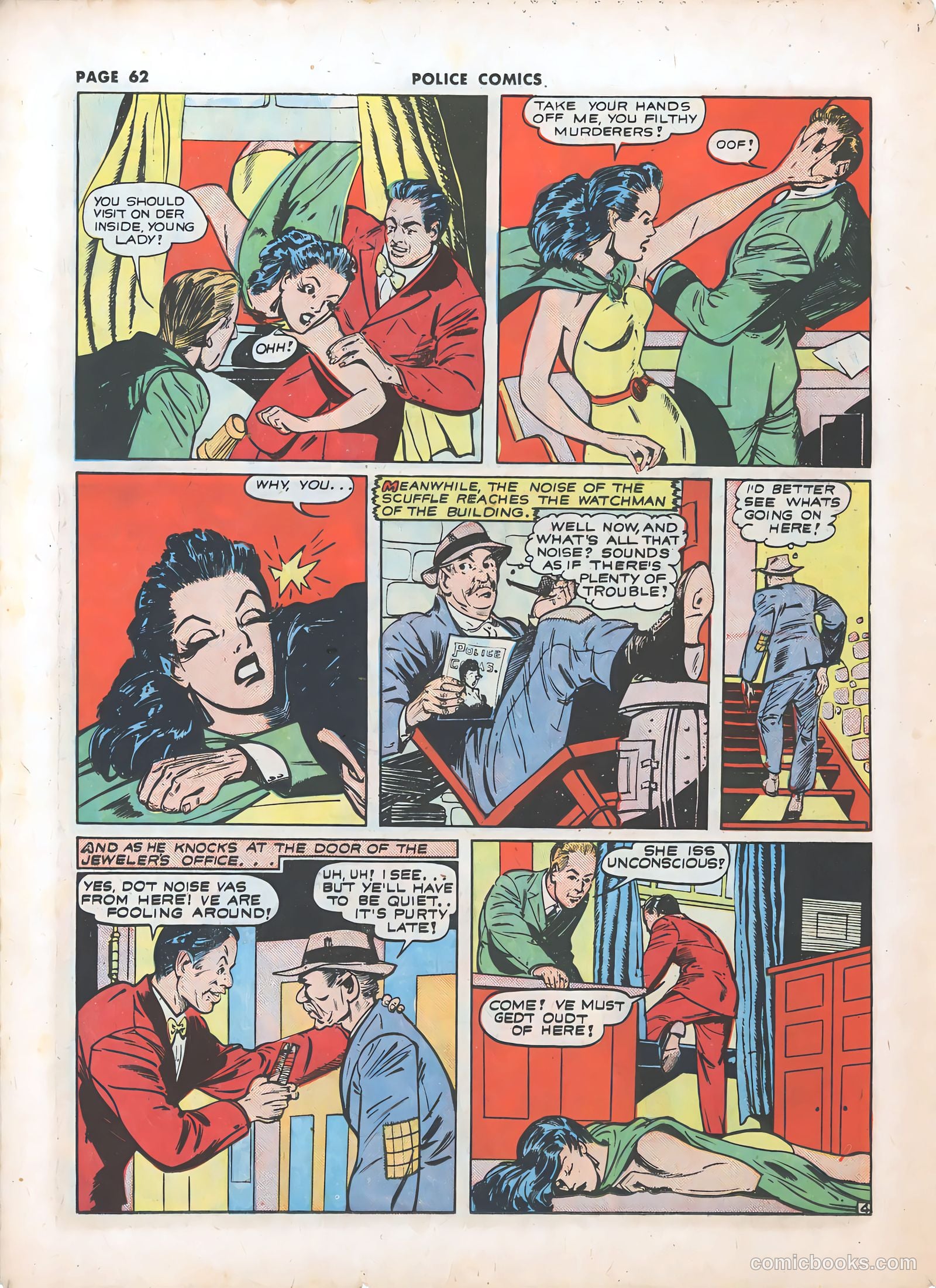 Police Comics #11 (1942) — page 64 of 68