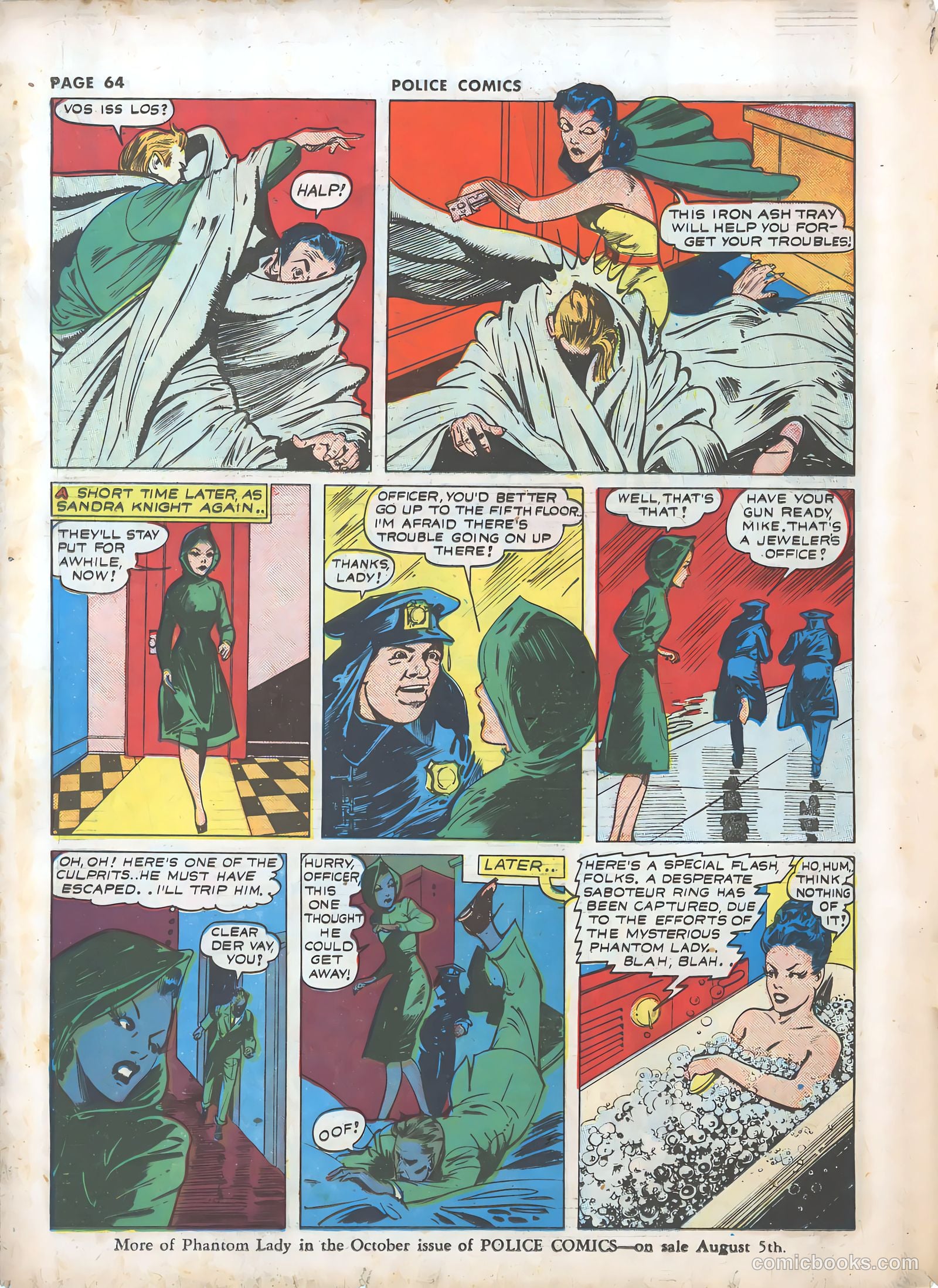 Police Comics #11 (1942) — page 66 of 68