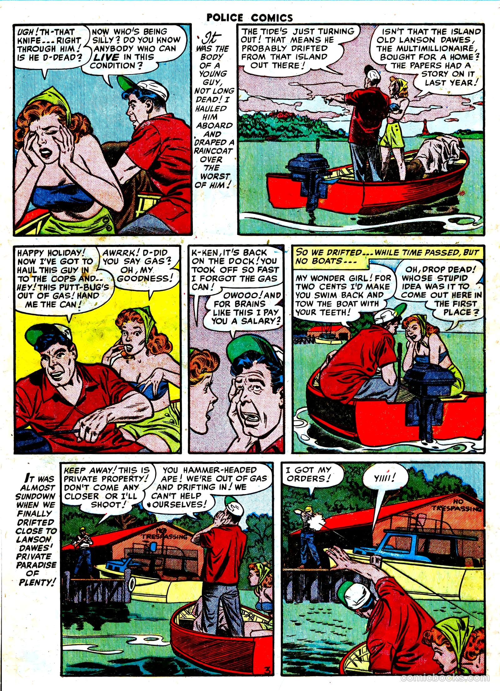 Police Comics #111 (1952) — page 4 of 33
