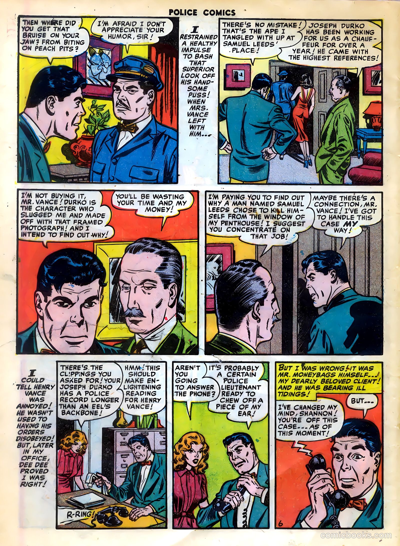 Police Comics #112 (1952) — page 8 of 35