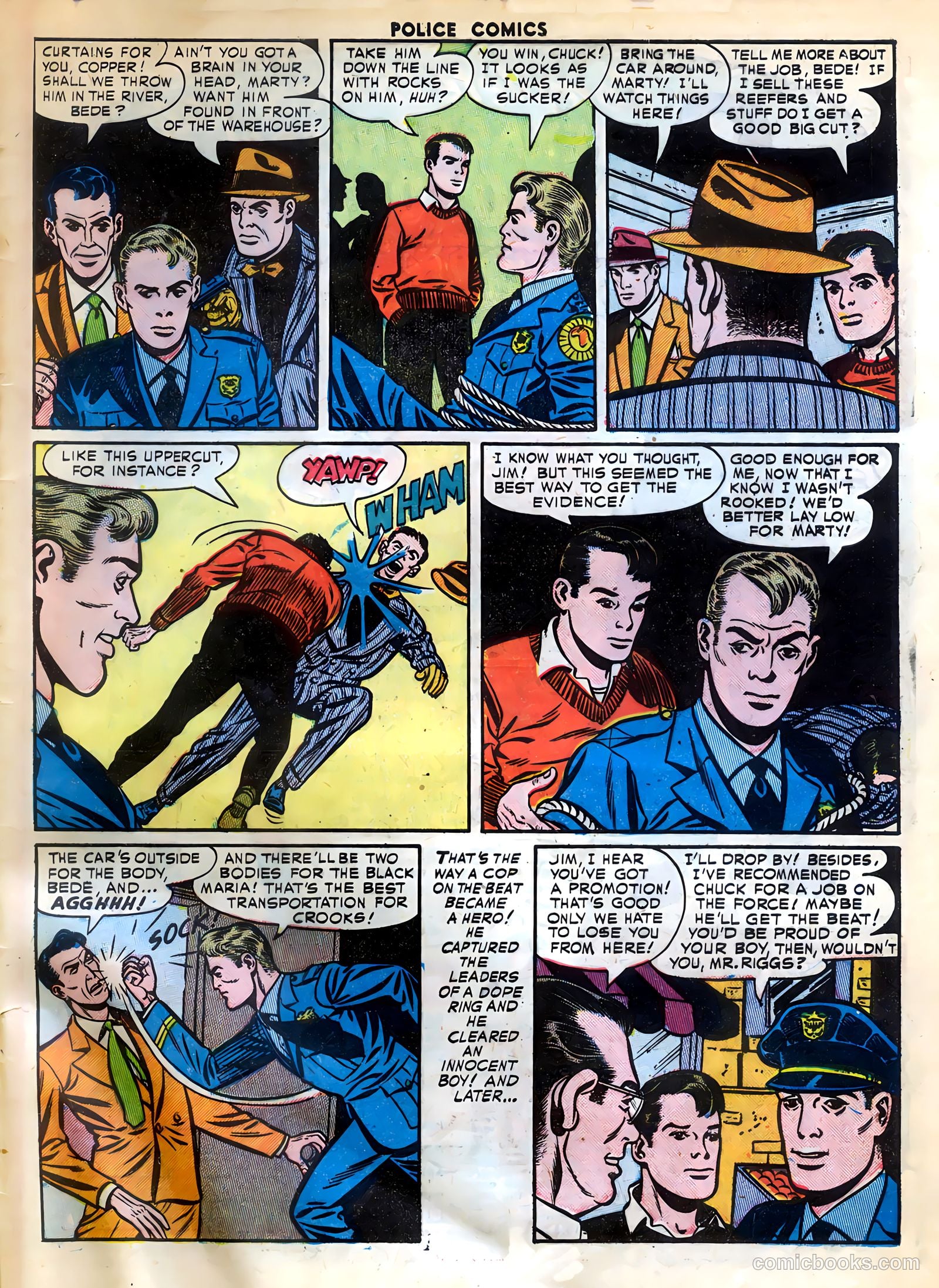 Police Comics #112 (1952) — page 33 of 35