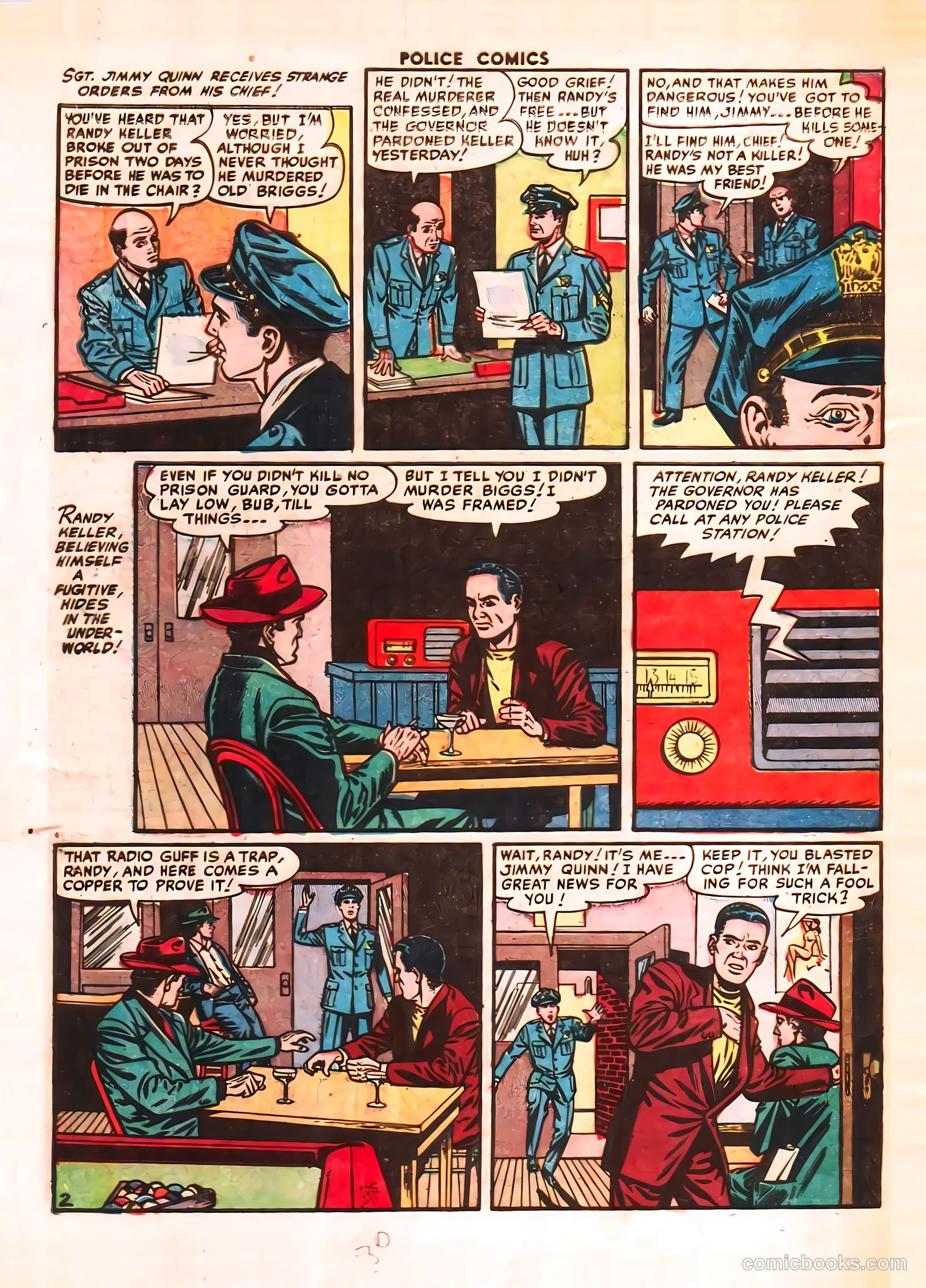 Police Comics #113 (1952) — page 30 of 37