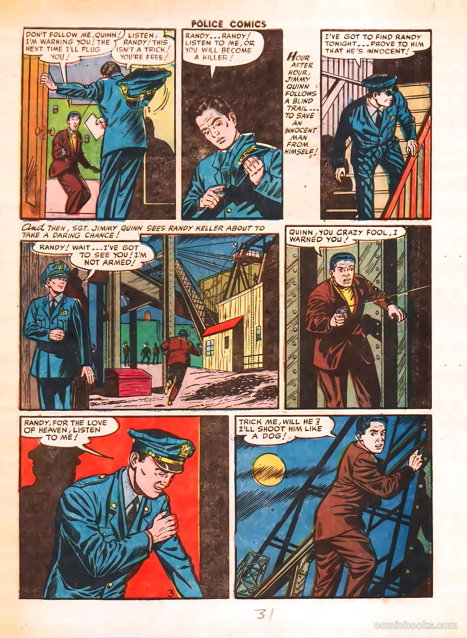 Police Comics #113 (1952) — page 31 of 37