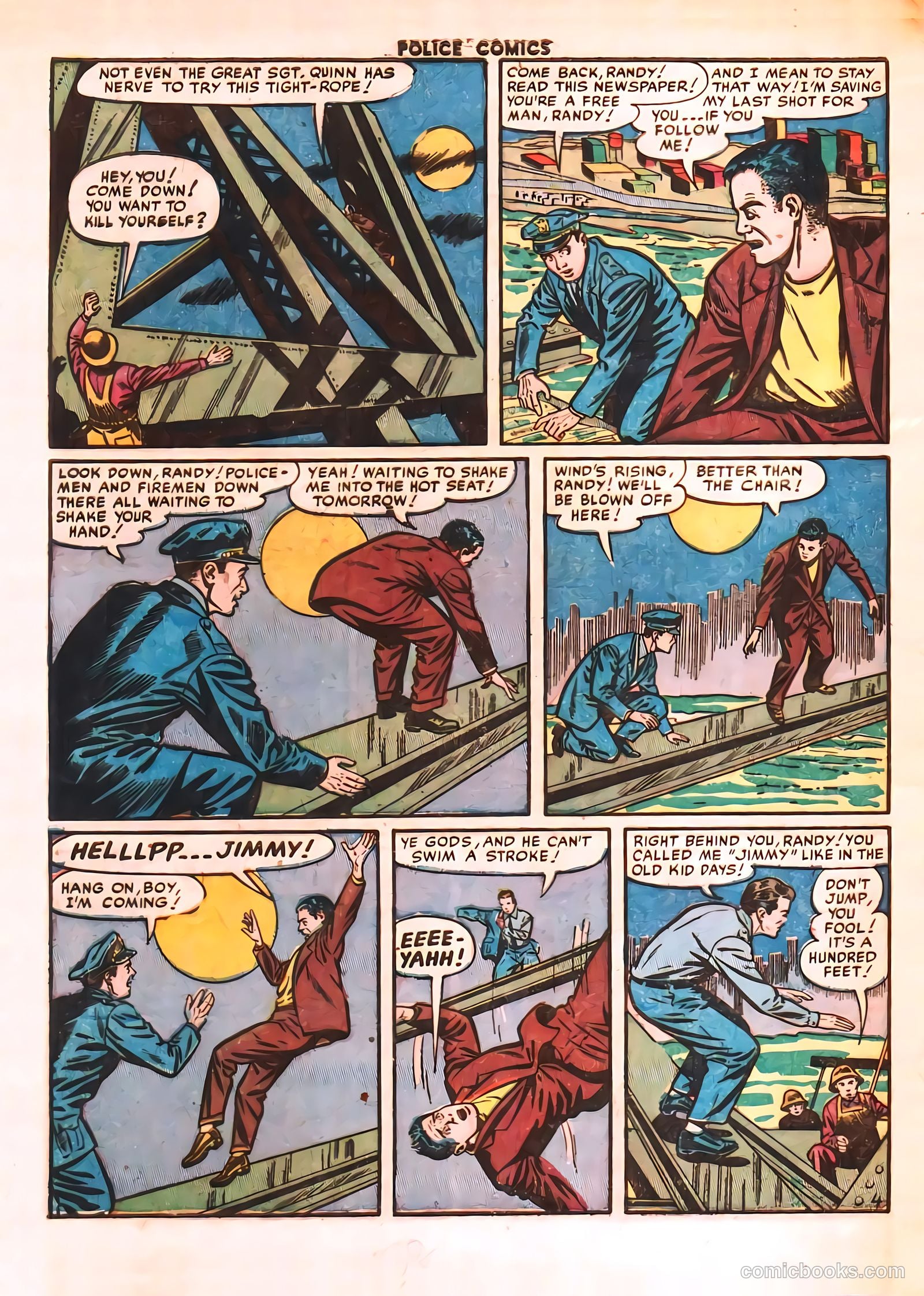 Police Comics #113 (1952) — page 32 of 37