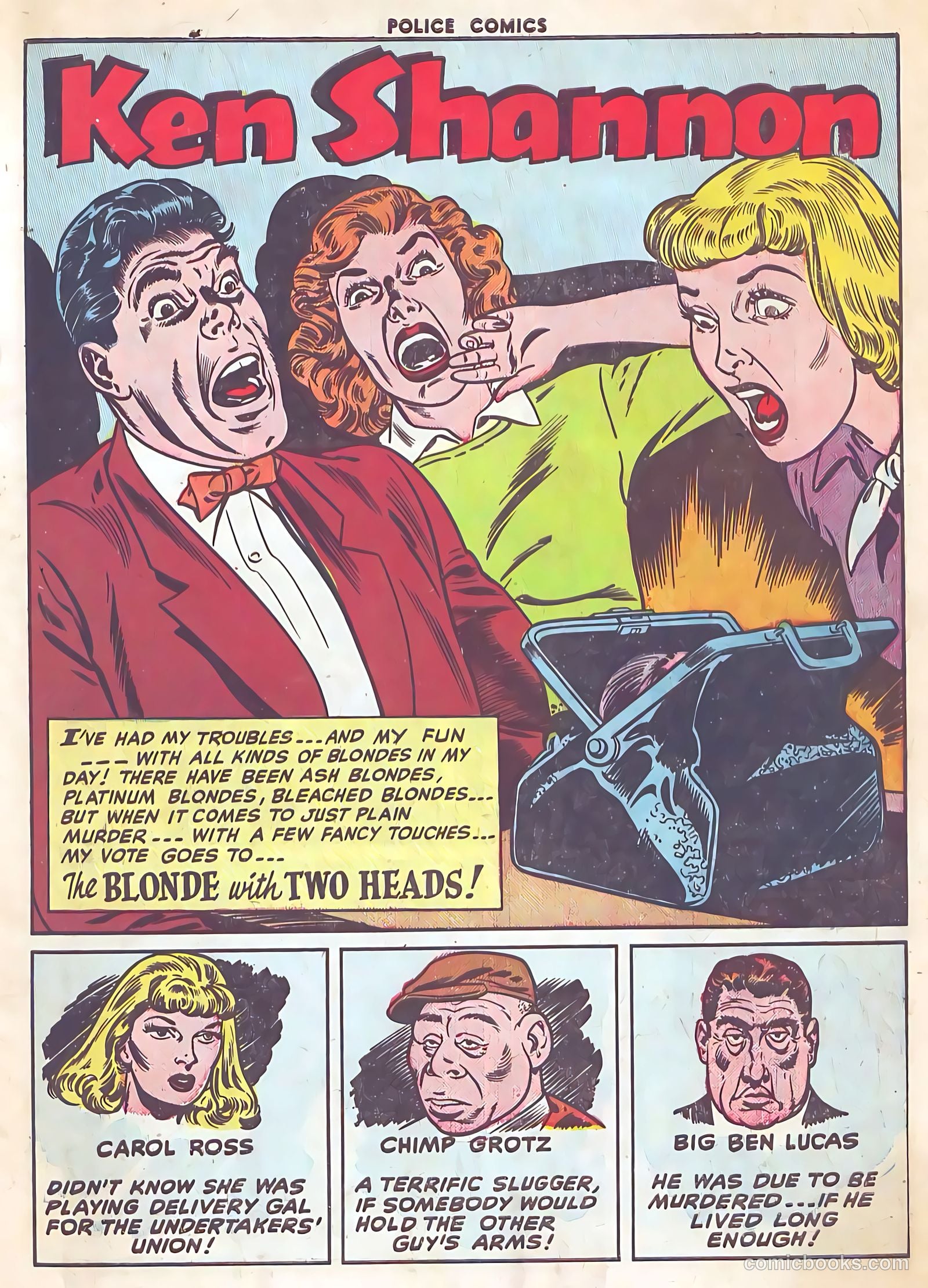 Police Comics #114 (1952) — page 3 of 36